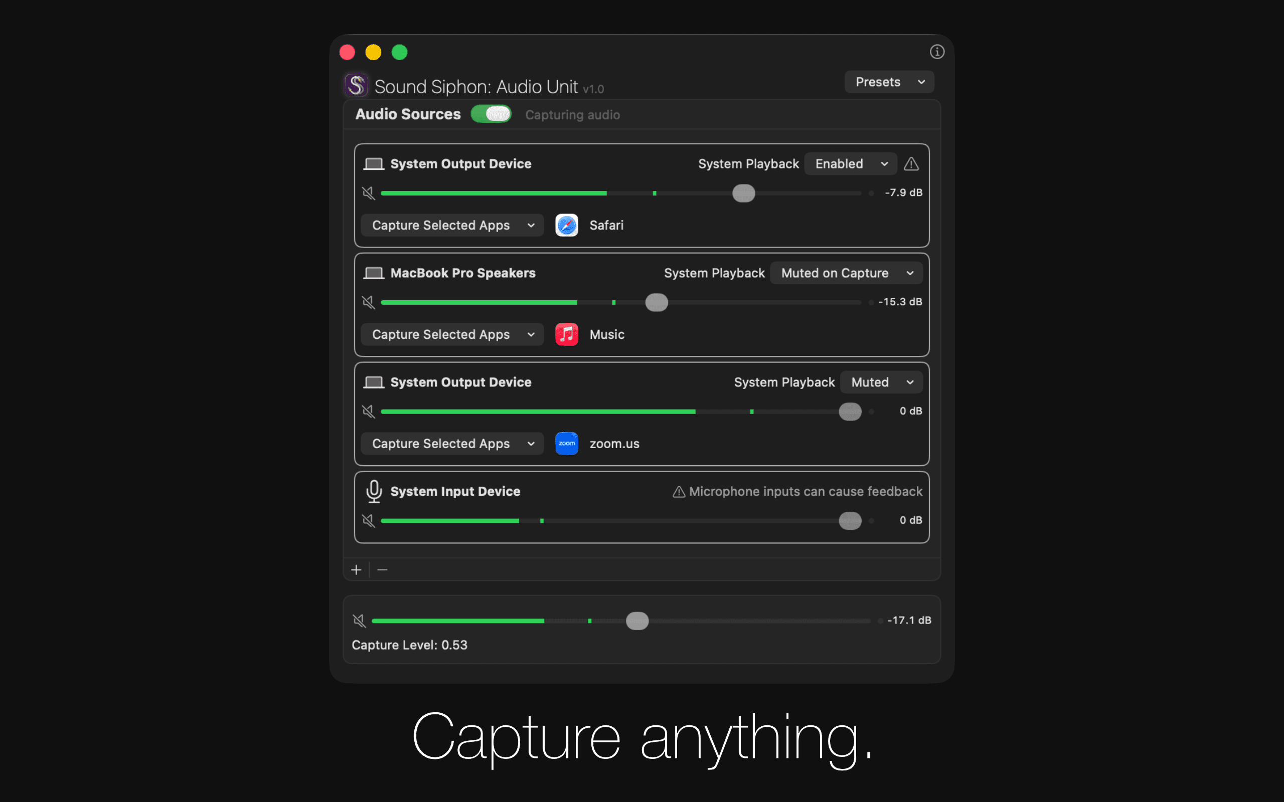 Sound Siphon Audio Unit screenshot 3