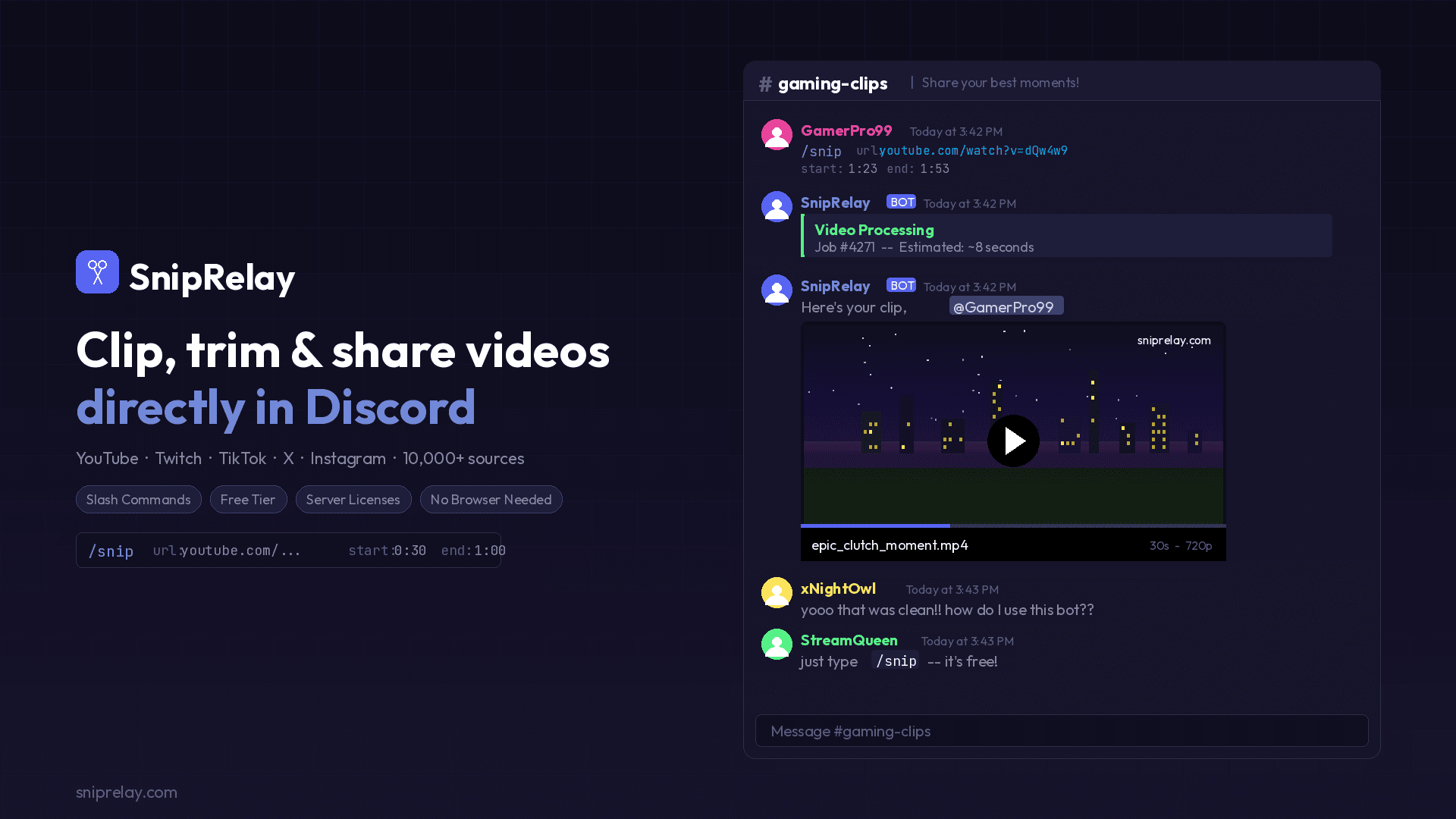 SnipRelay screenshot 1