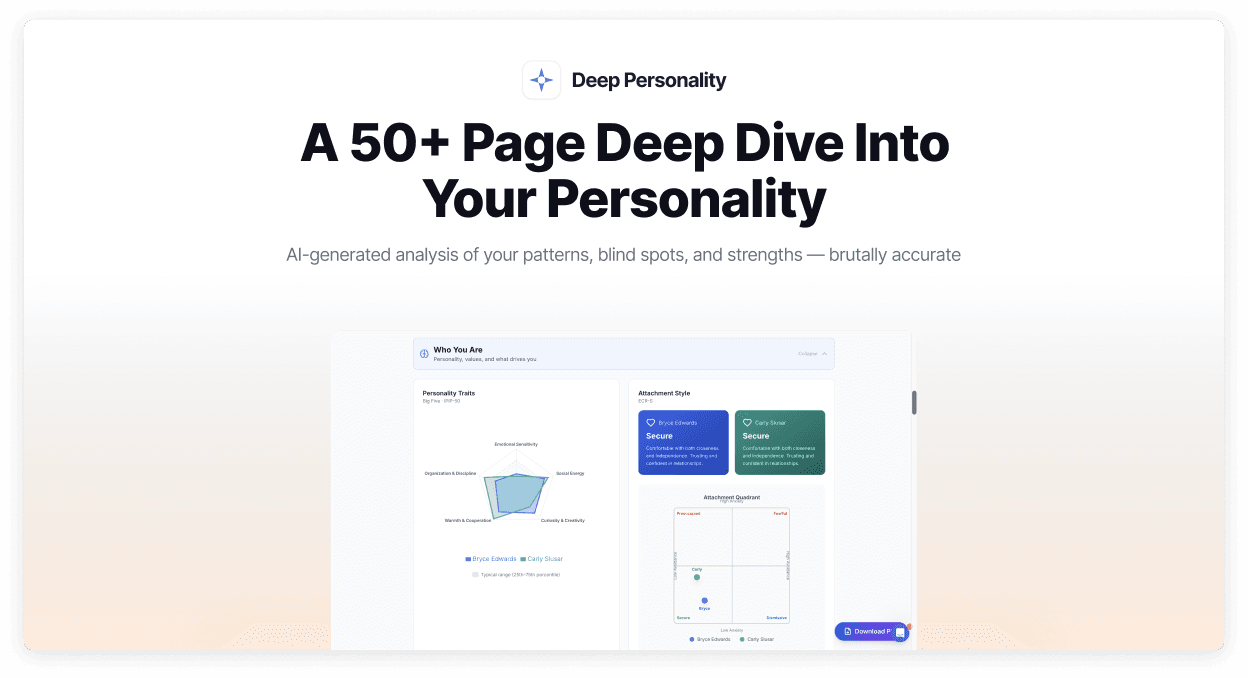 Deep Personality screenshot 3