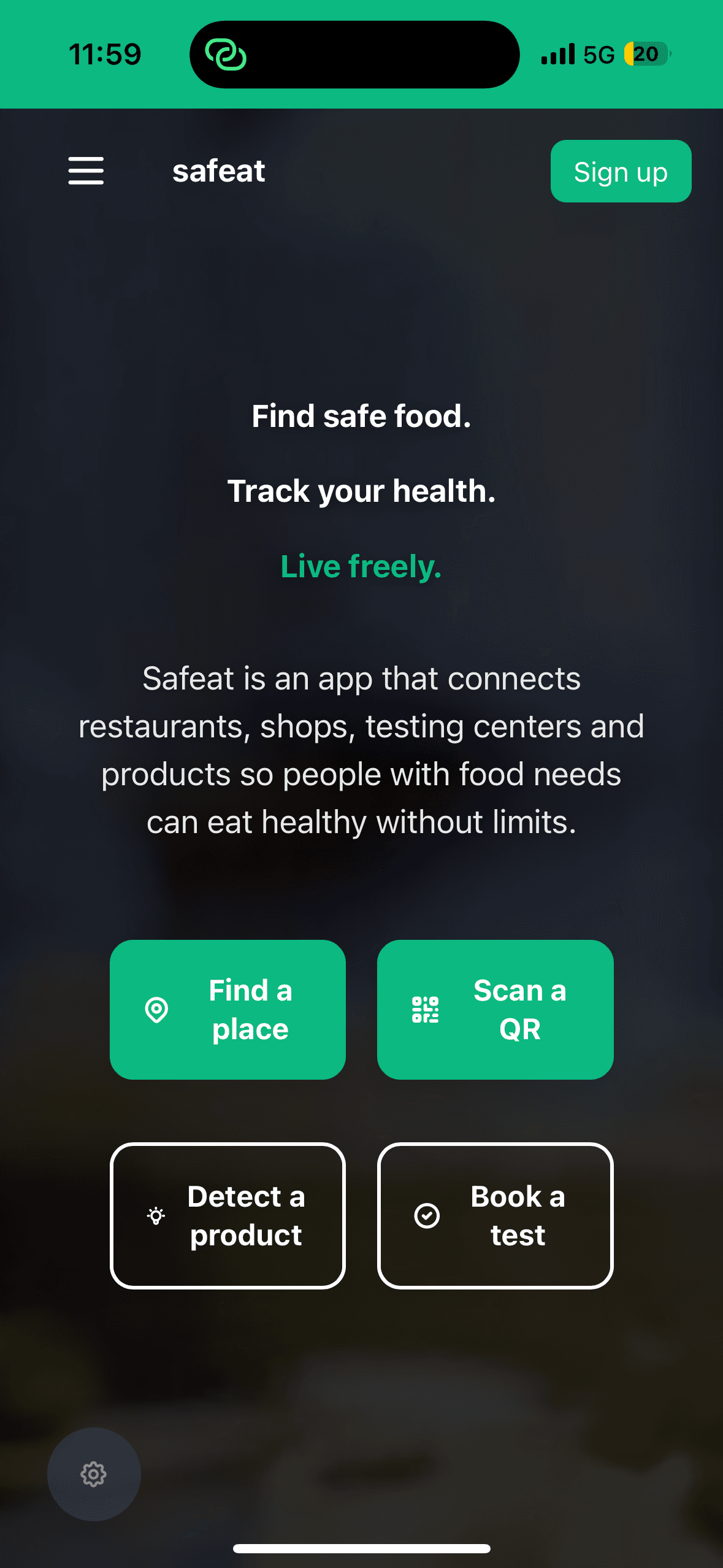 Safeat — Eat without limits screenshot 2