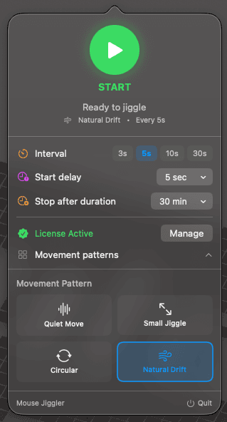 Jiggle Mouse screenshot 2