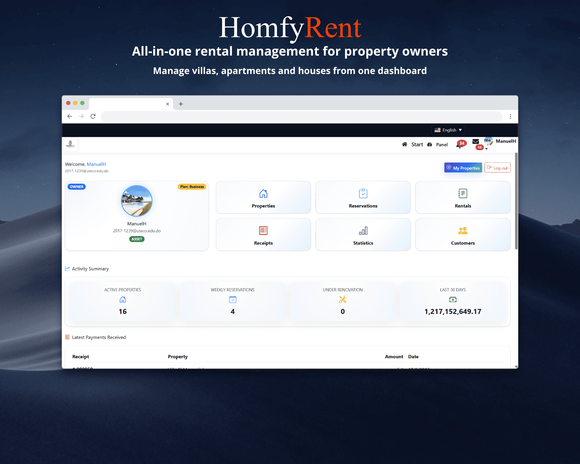 HomfyRent screenshot 2