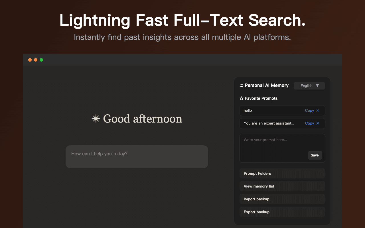 Personal AI Memory screenshot 5