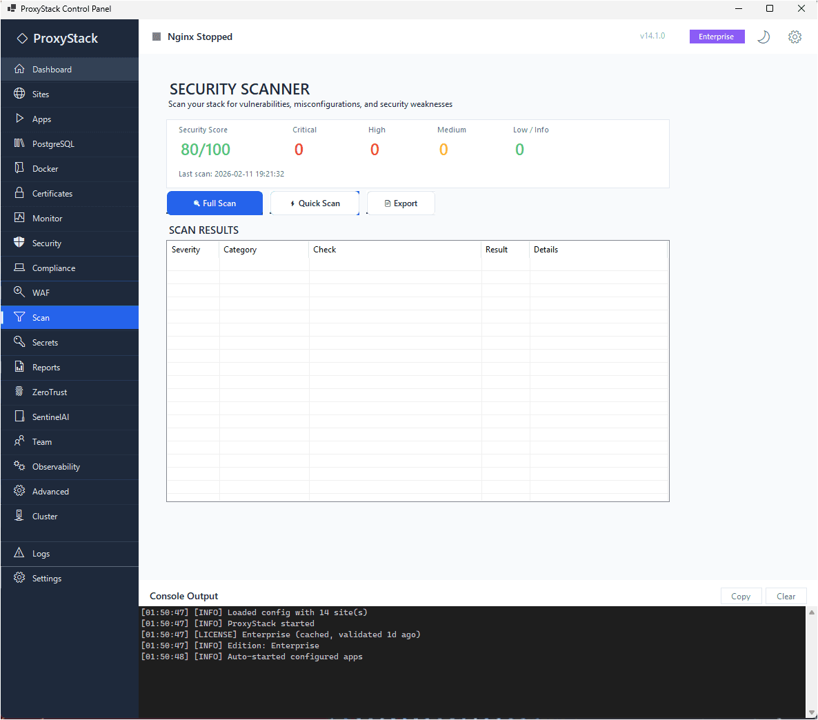 ProxyStack + SentinelAI screenshot 14