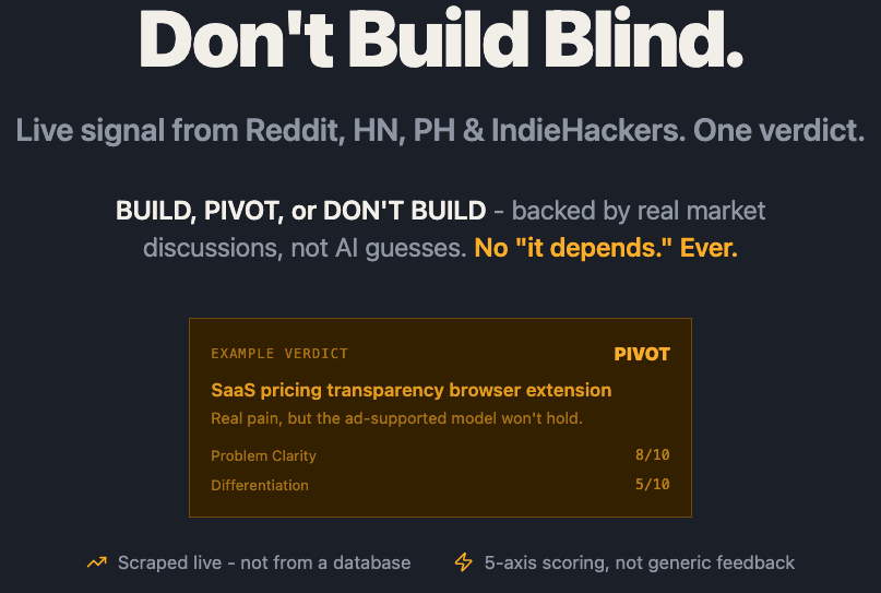 DontBuild.it screenshot 2