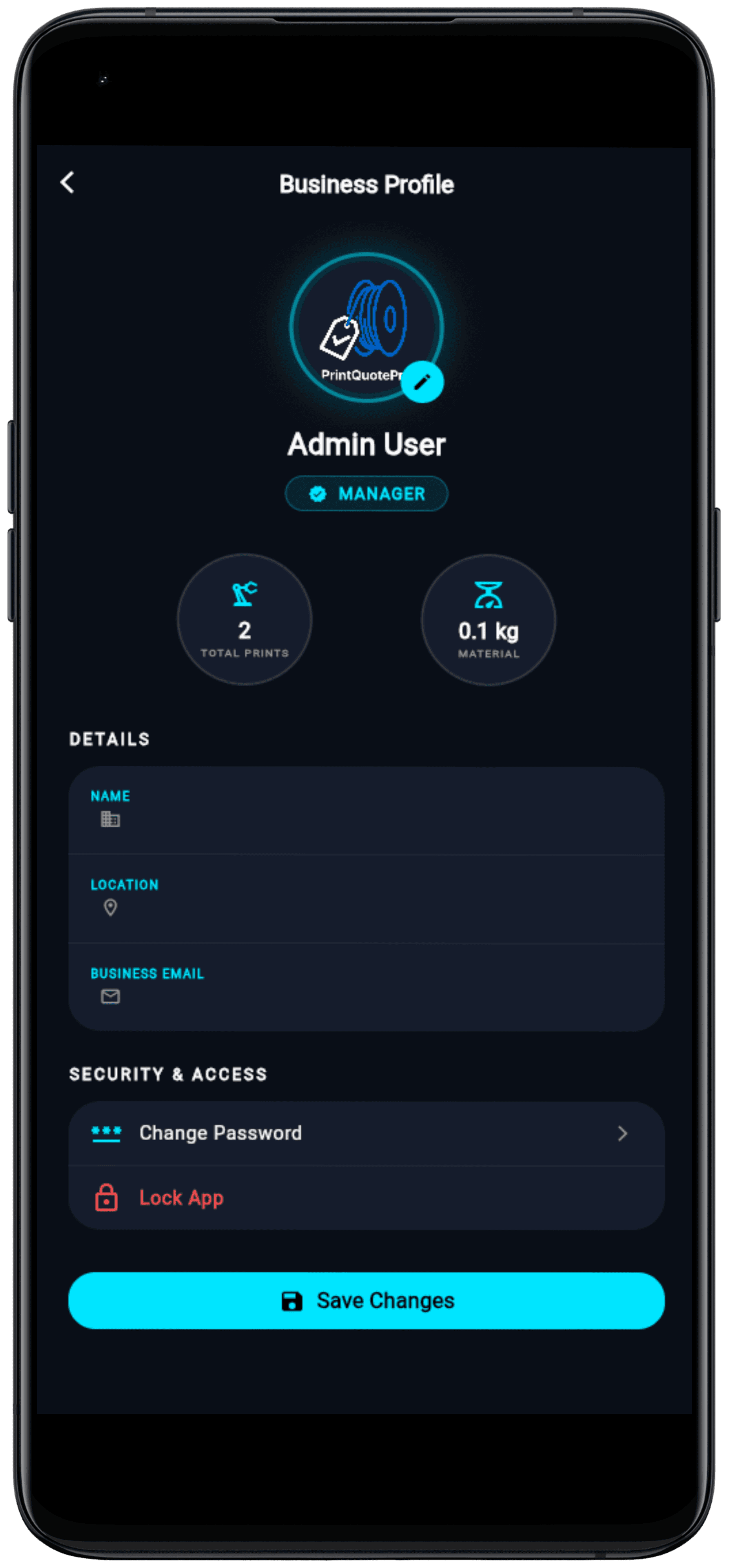3D Print Pro: Cost & Fleet Manager screenshot 18