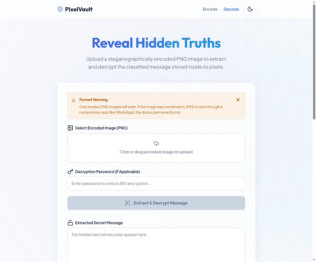 PixelVault screenshot 1