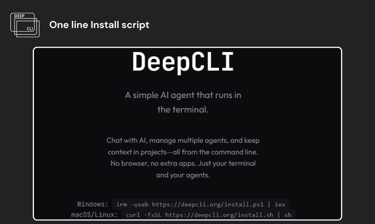 DeepCLI - Ai Agent System screenshot 1