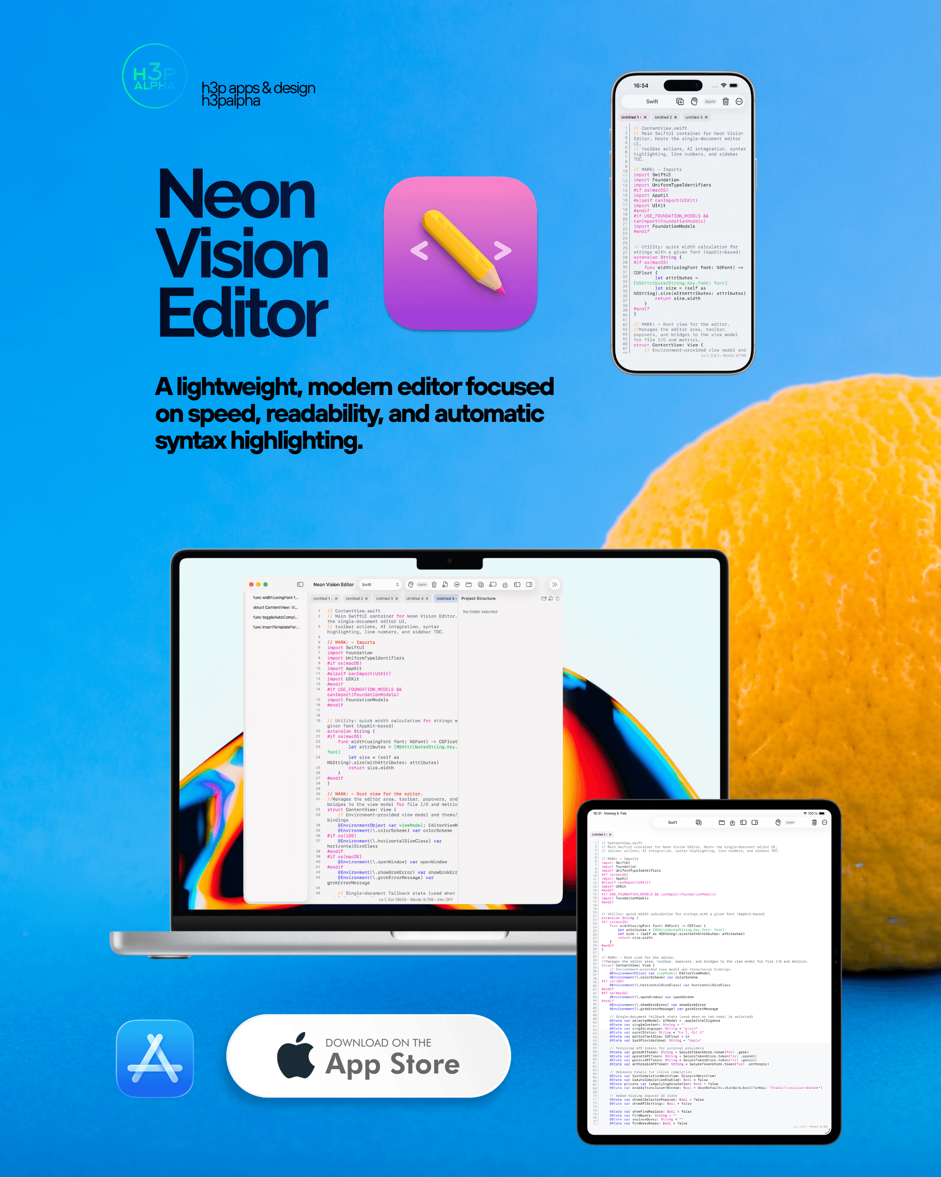 Neon Vision Editor screenshot 3
