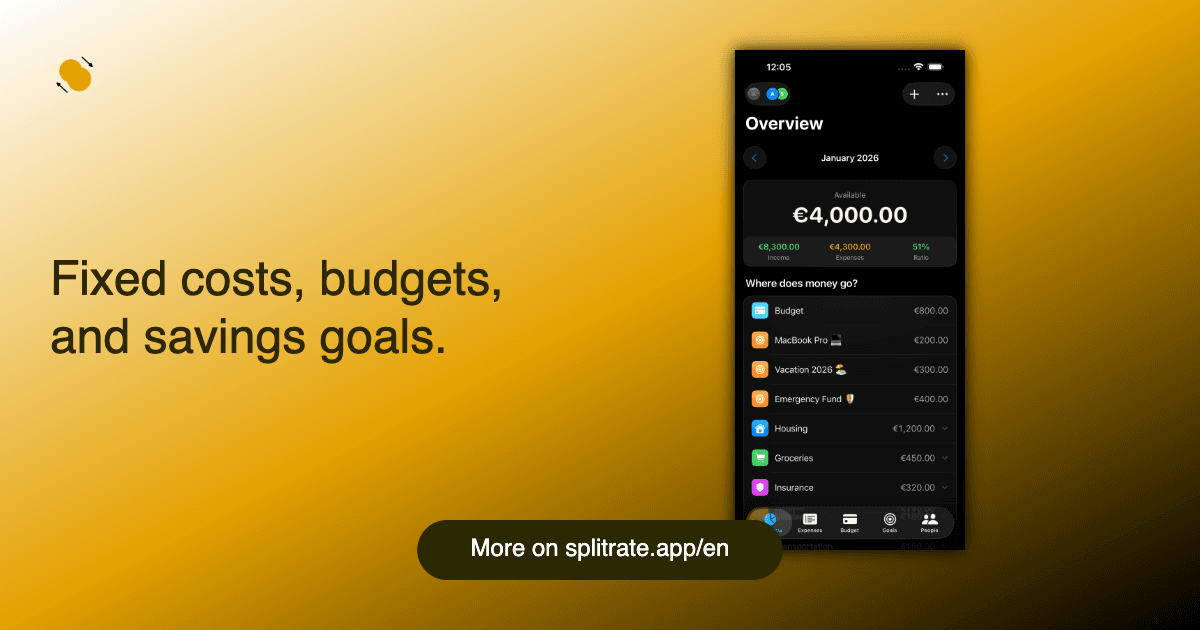 Splitrate screenshot 1