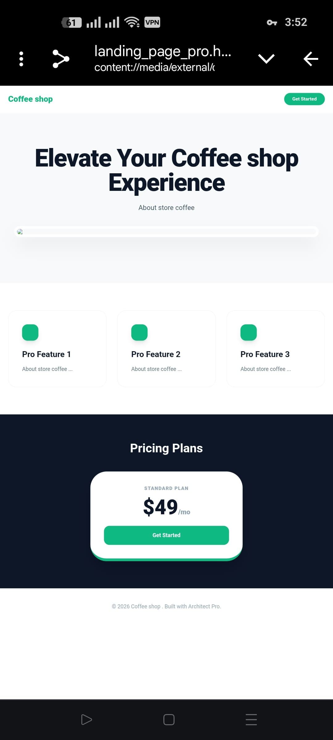 AI Landing Page Generator screenshot 4