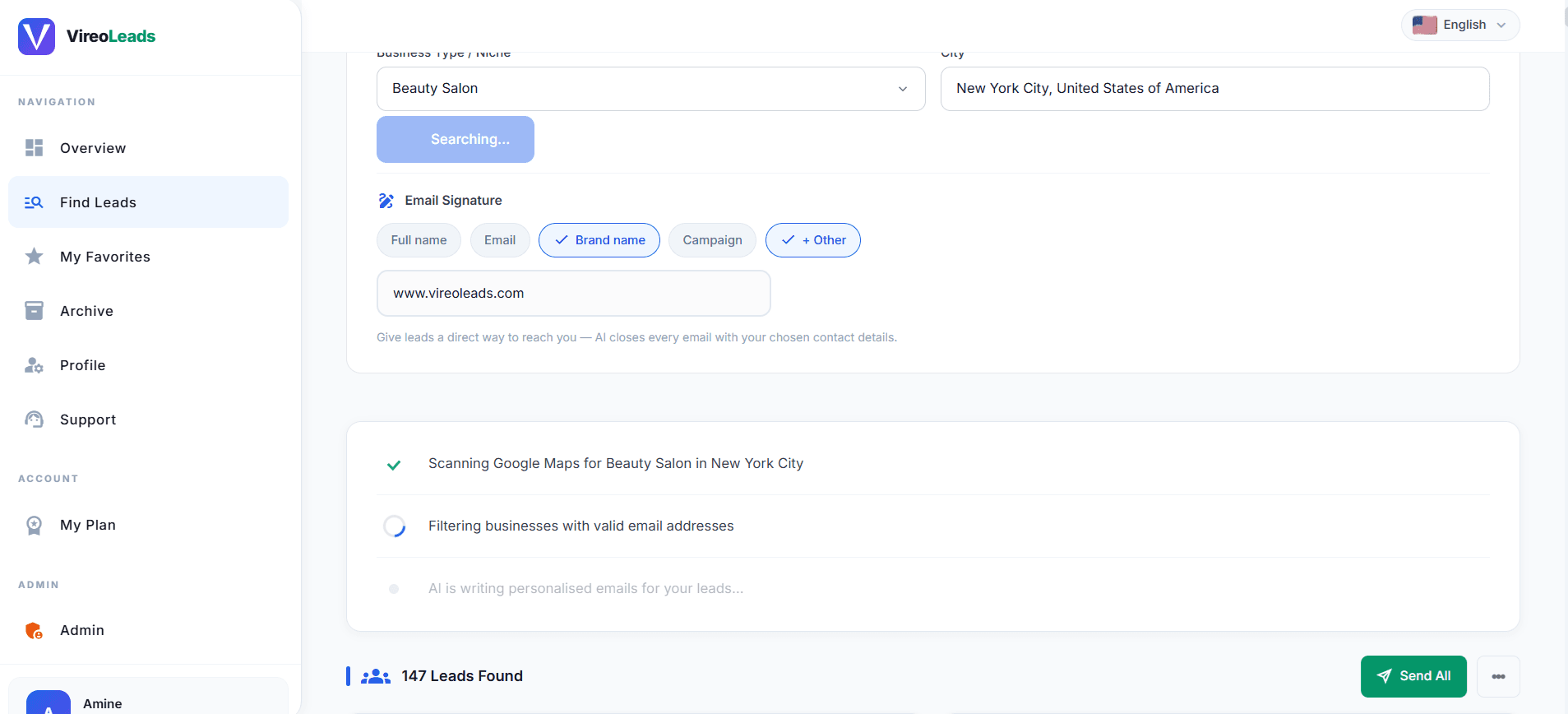 Vireoleads screenshot 4