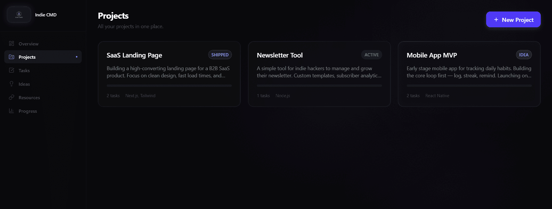 Indie CMD screenshot 3