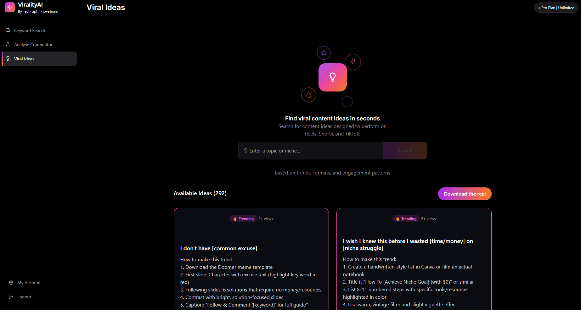 ViralityAI 2.0 screenshot 5