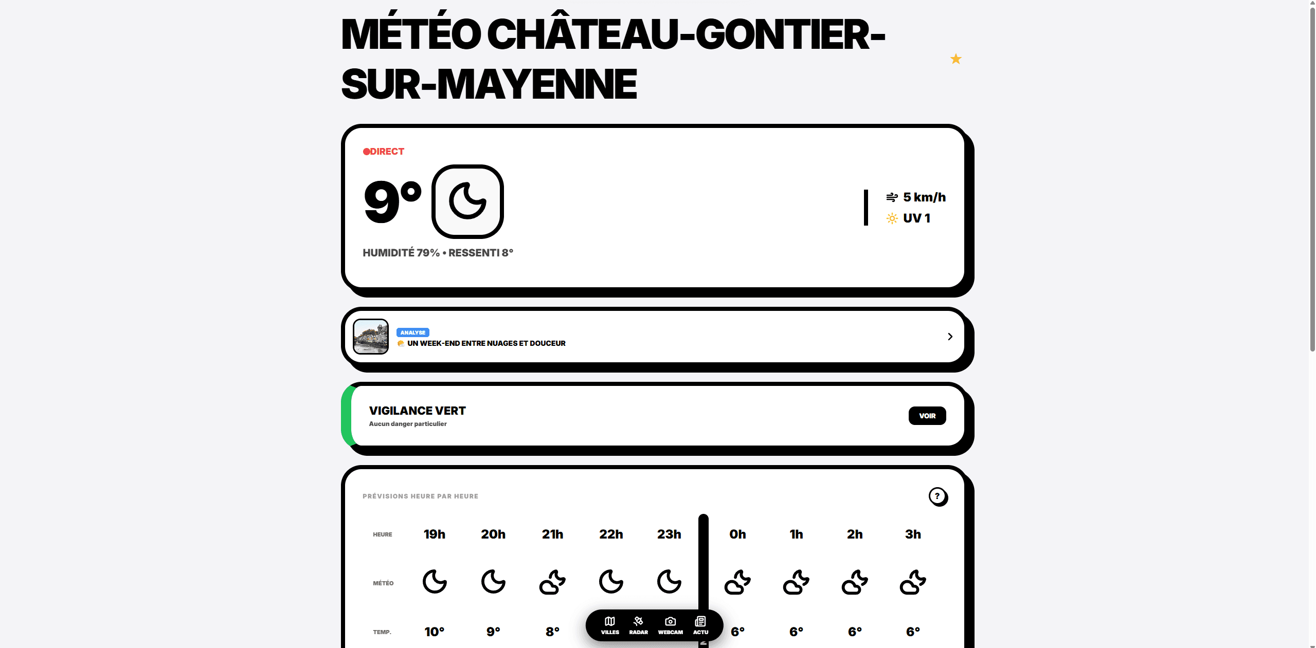 Météo Mayenne 53 screenshot 1