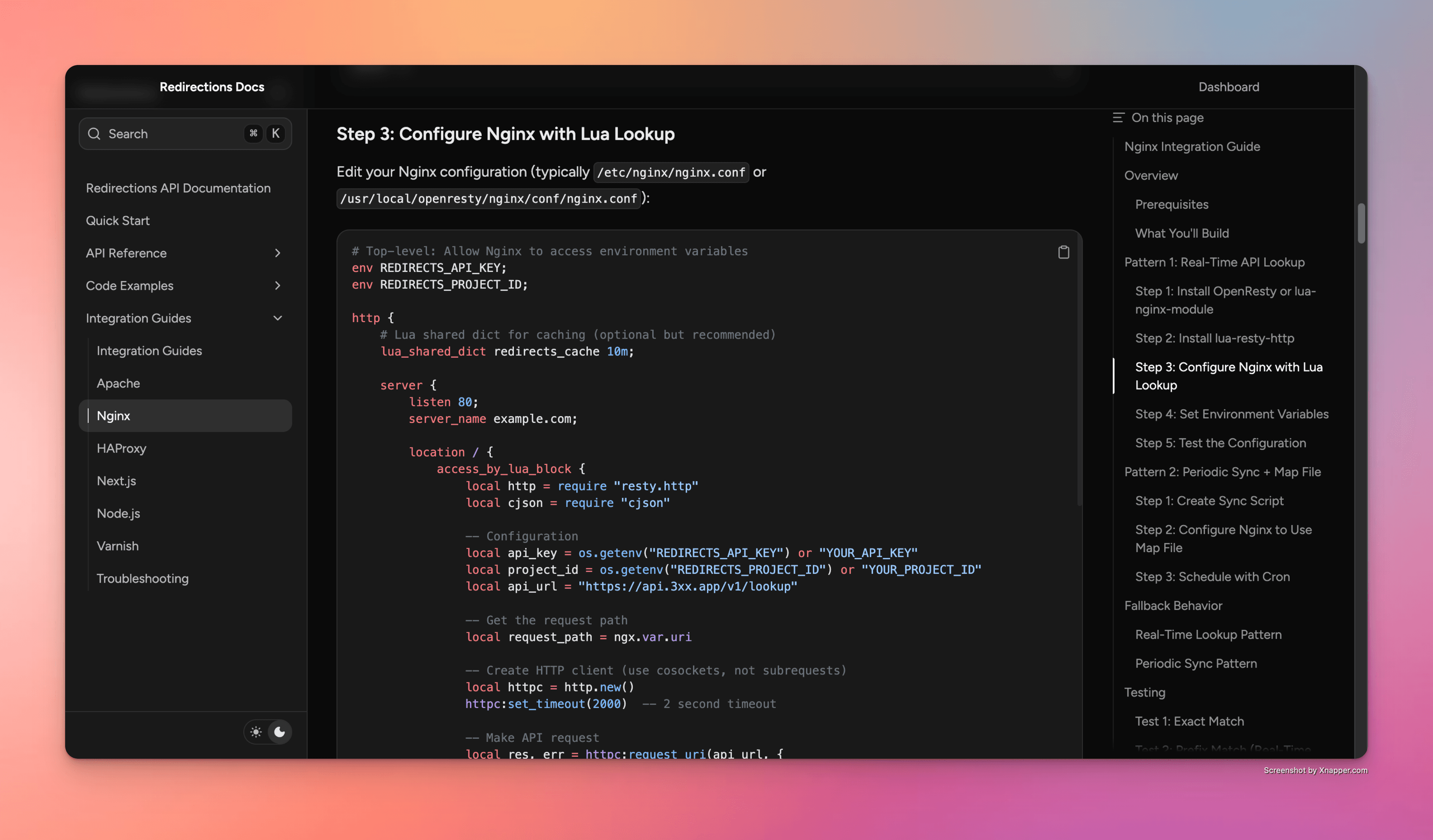 Redirections screenshot 6