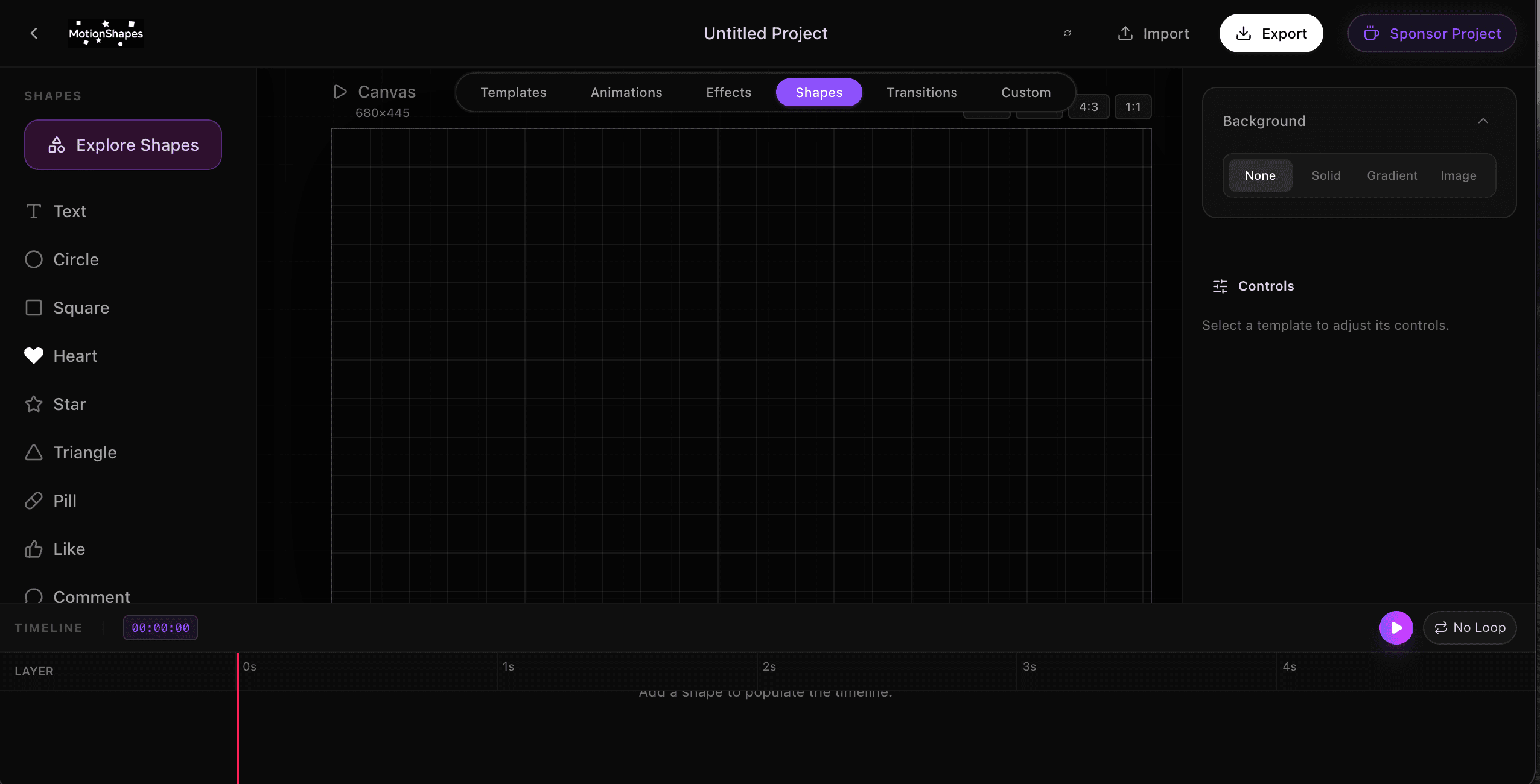 MotionShapes screenshot 1