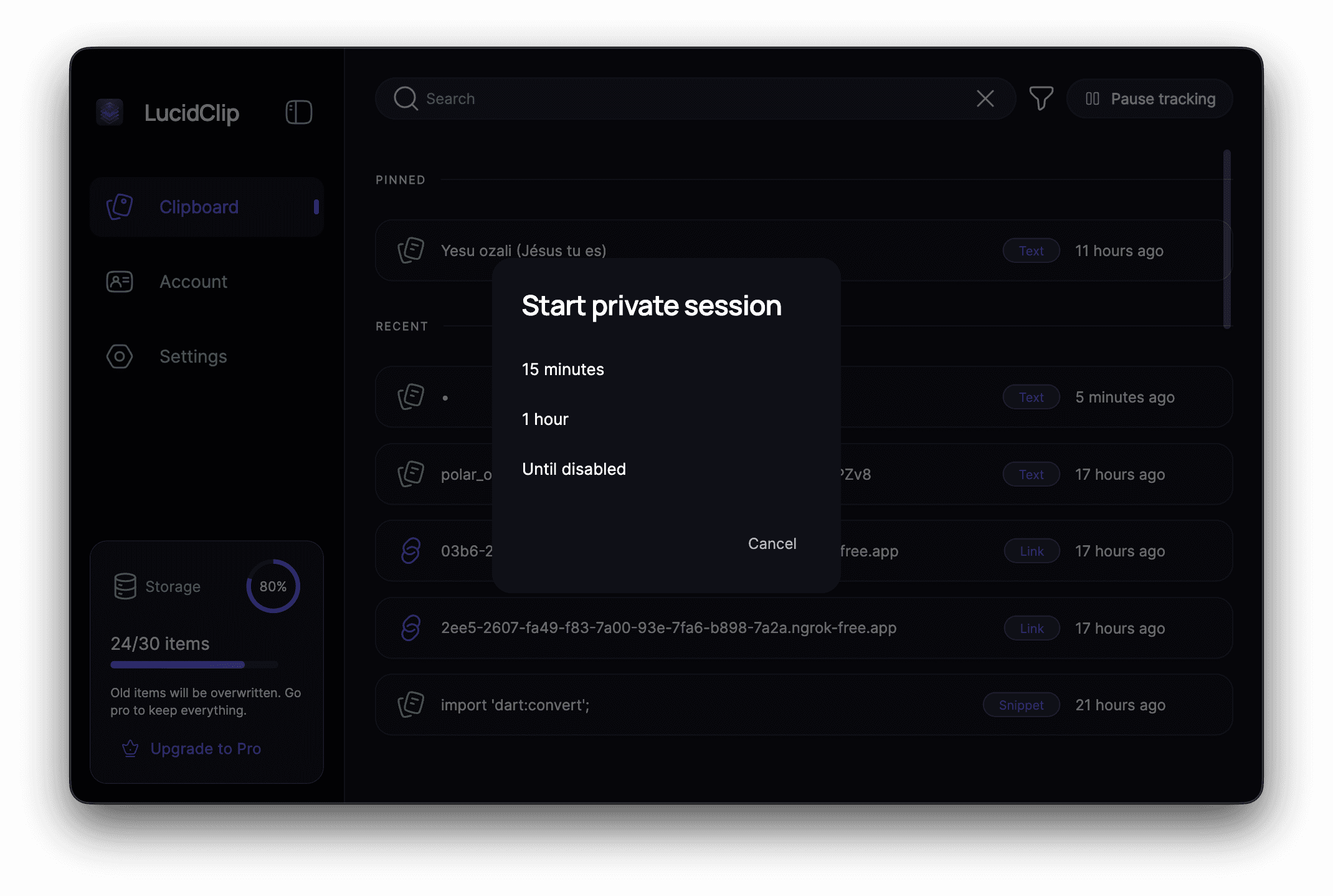 LucidClip screenshot 11