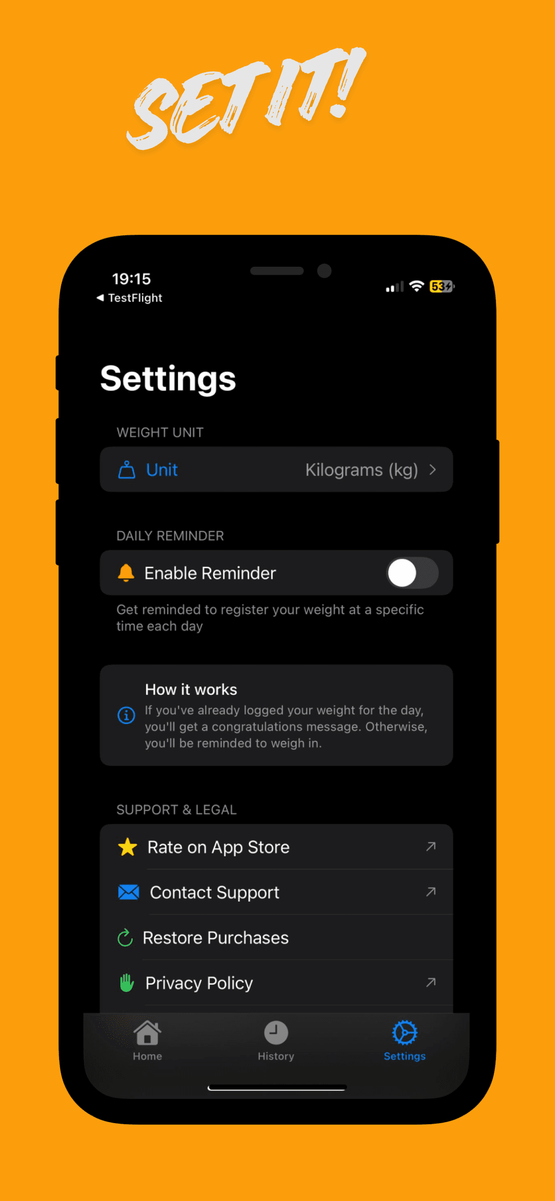 WeightSync screenshot 4