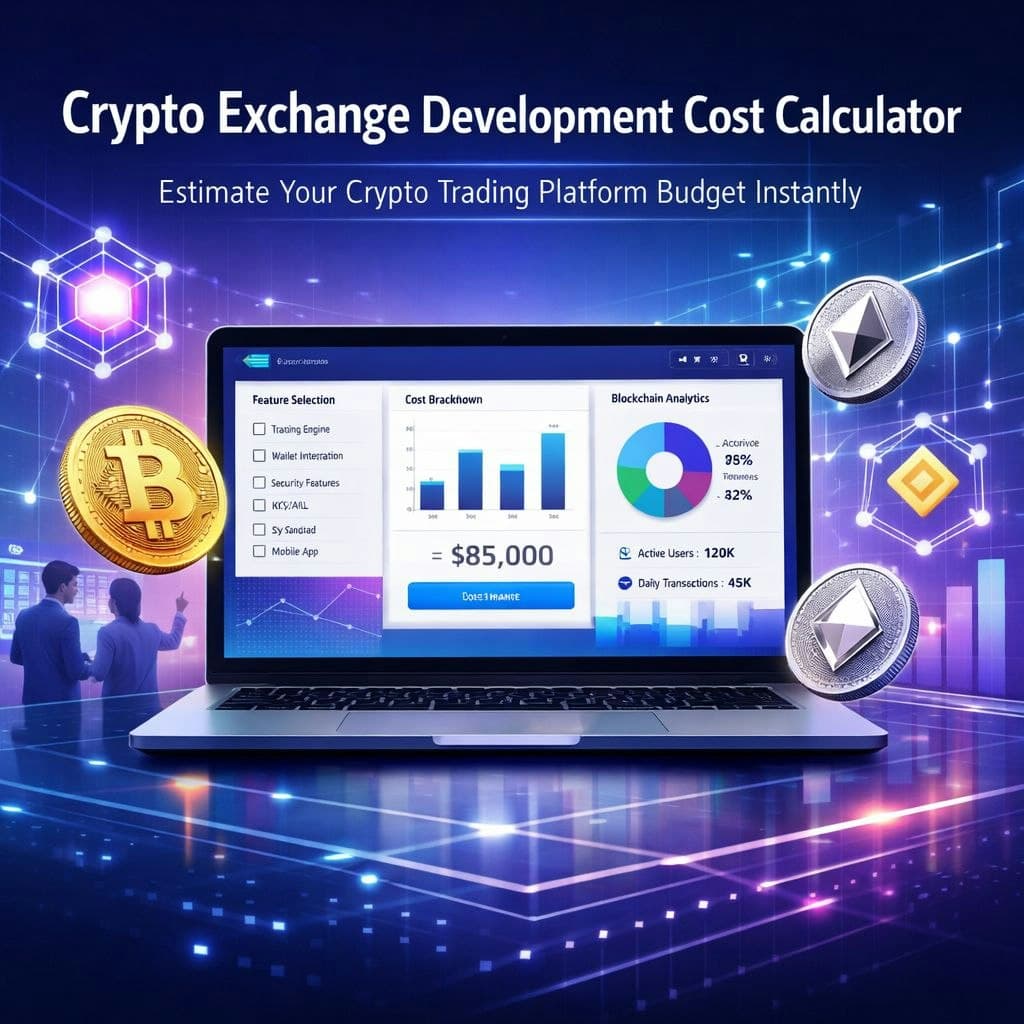 Crypto Exchange Development Cost Tool screenshot 1