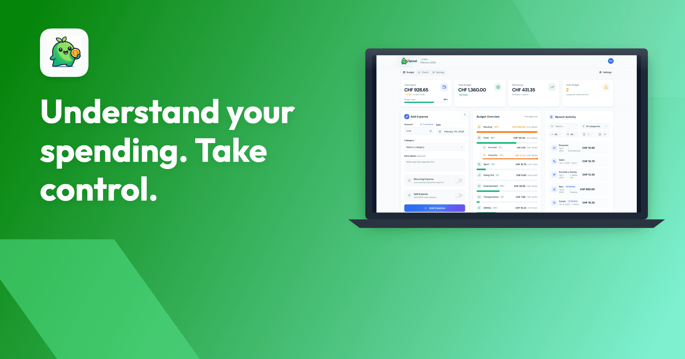 Sprout Budget screenshot 3