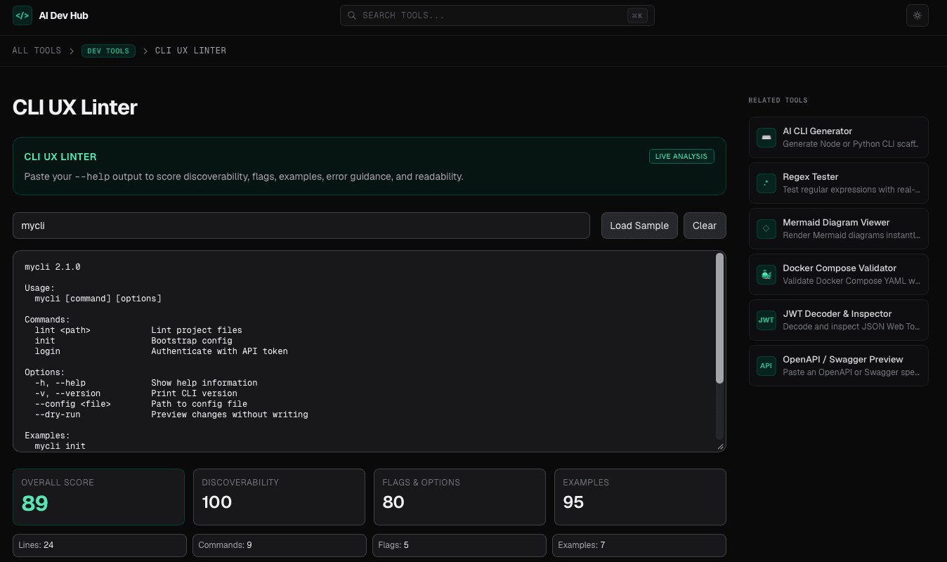 AI Dev Hub screenshot 2