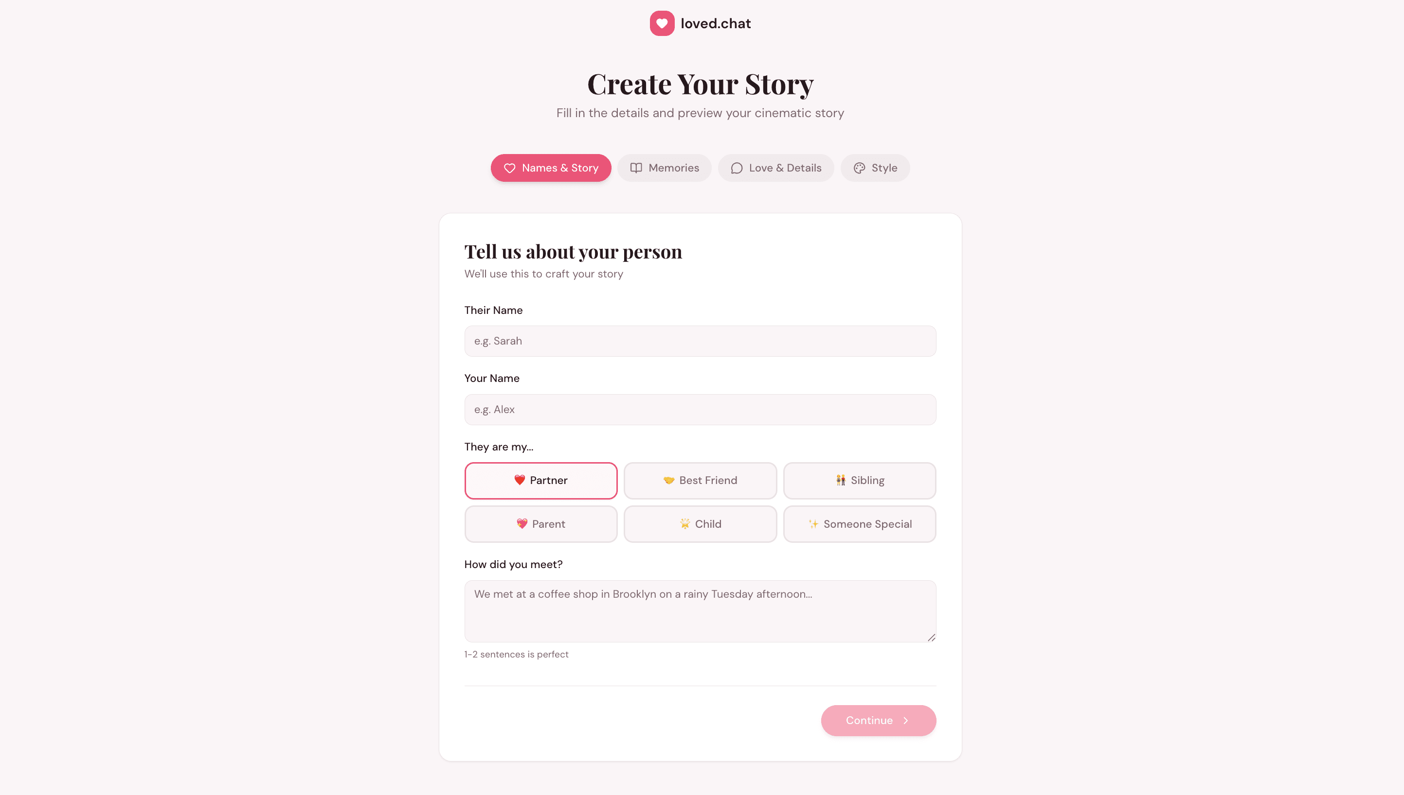 loved.chat screenshot 3