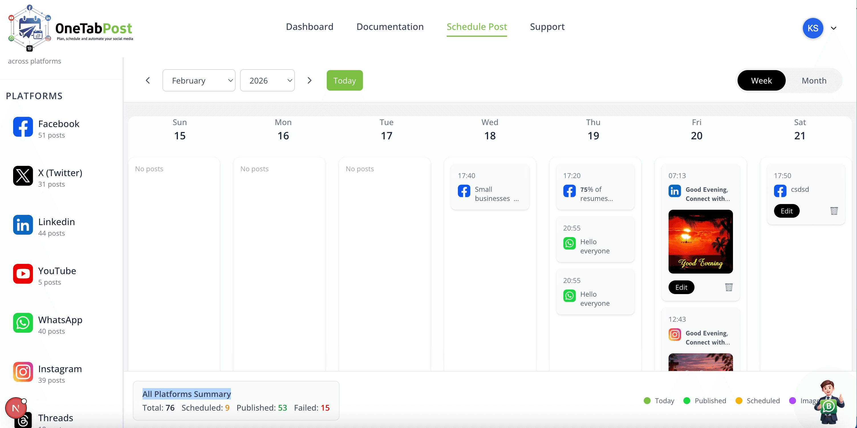 One Tab Post screenshot 3