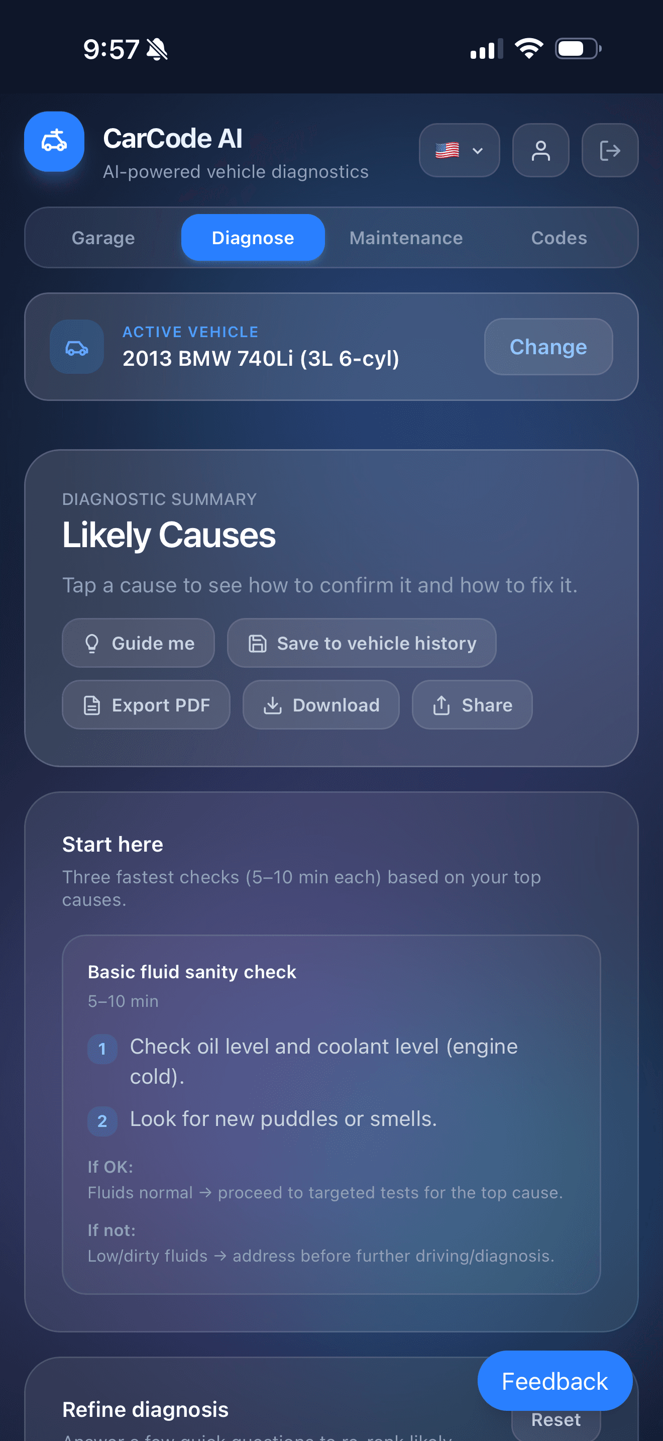 Ai Car Diagnostics screenshot 1