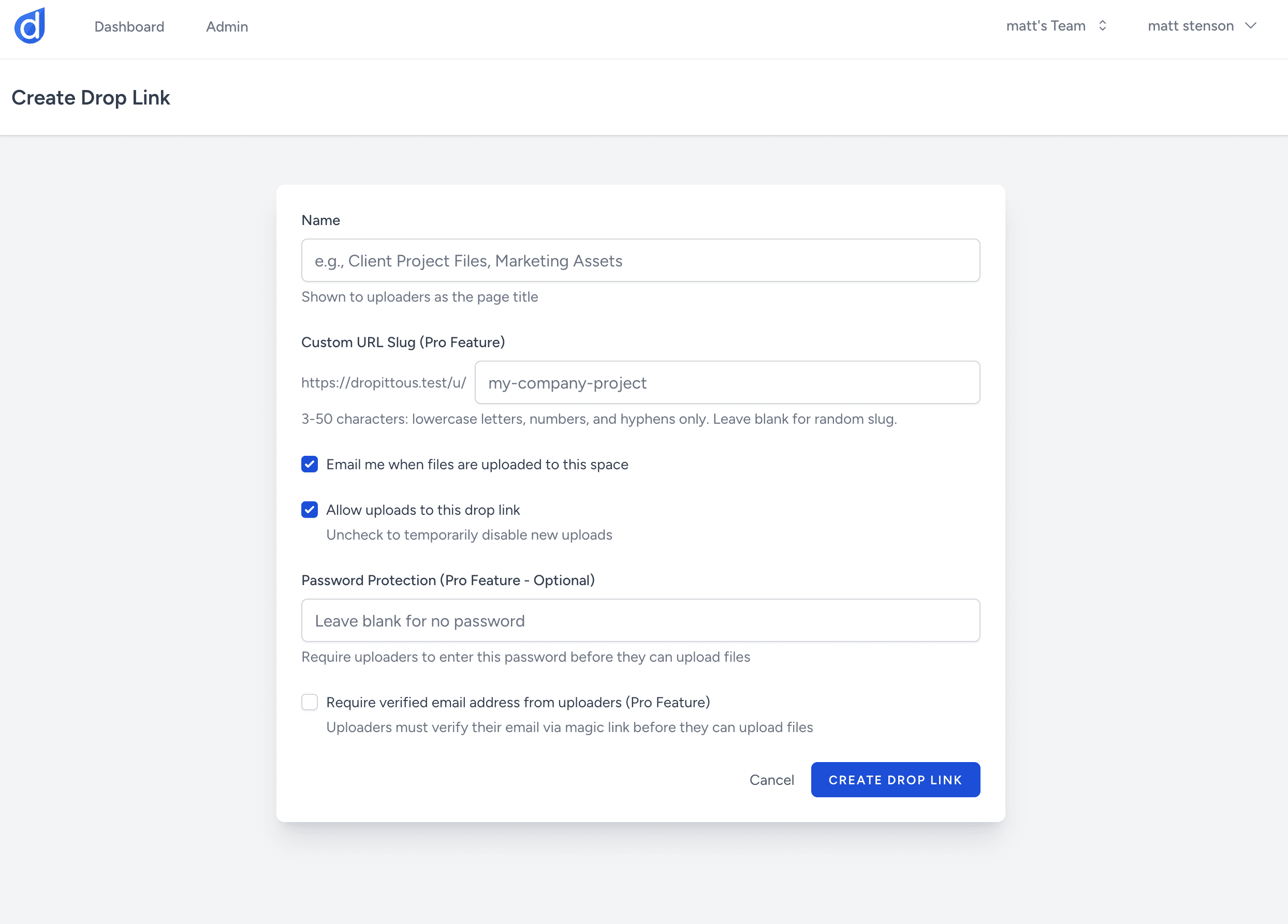 dropittous (dropitto.us) screenshot 4