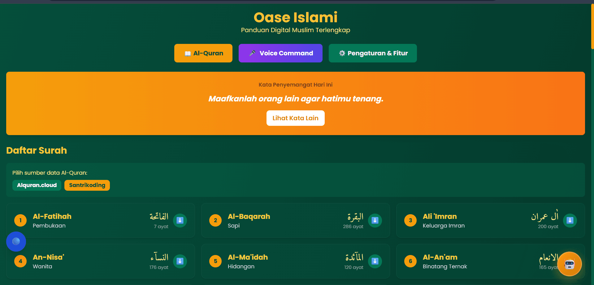 Oase Islami v1.8.0 screenshot 5