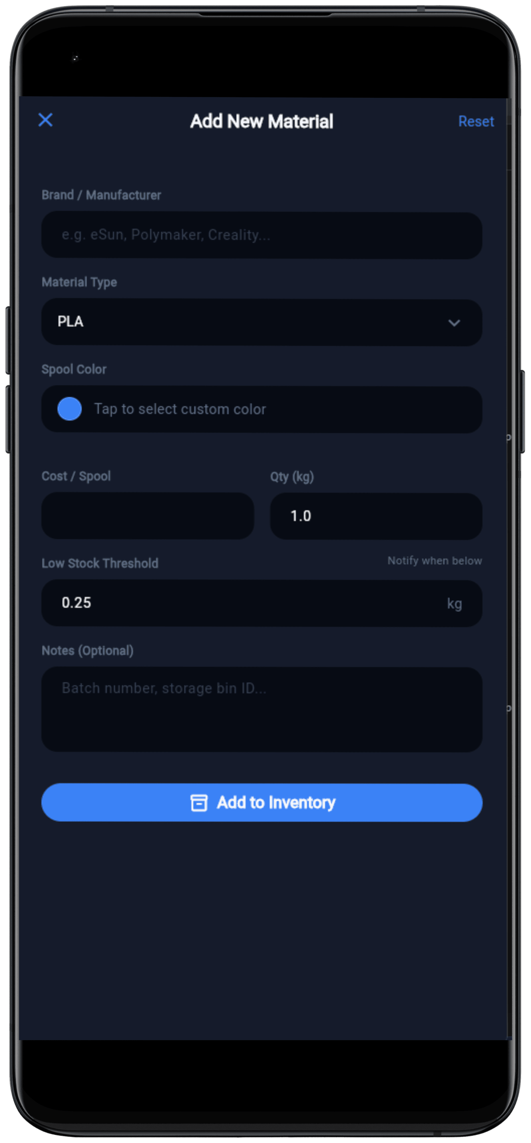 3D Print Pro: Cost & Fleet Manager screenshot 4