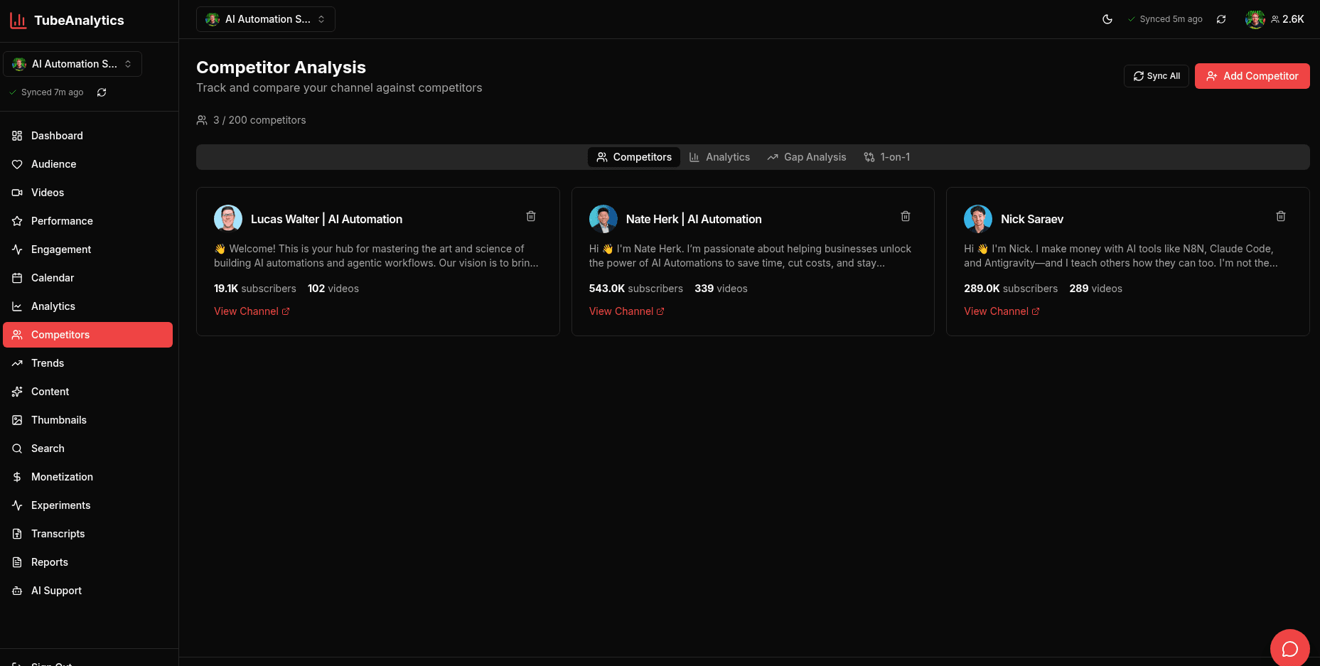 TubeAnalytics screenshot 8
