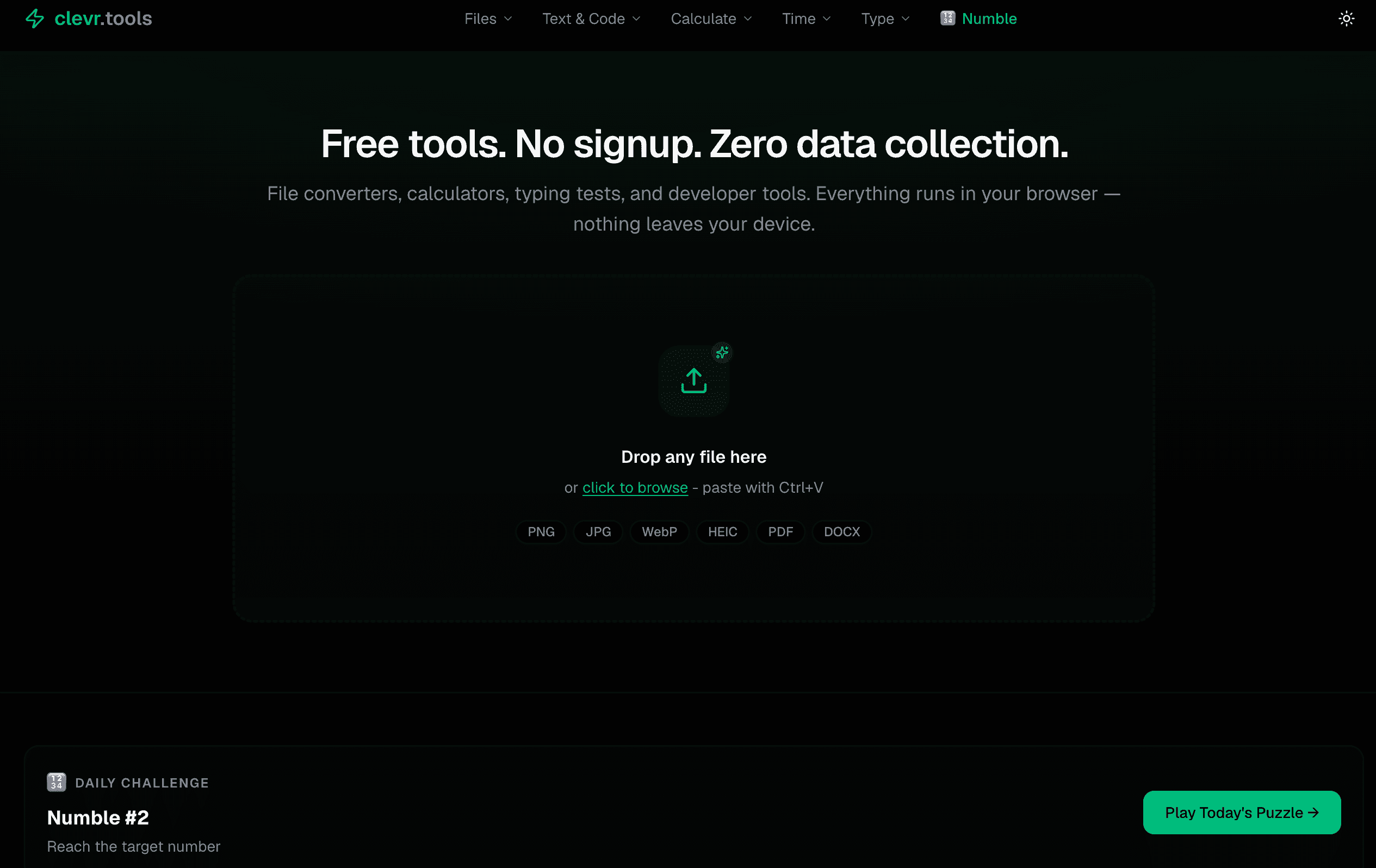 clevr.tools screenshot 2
