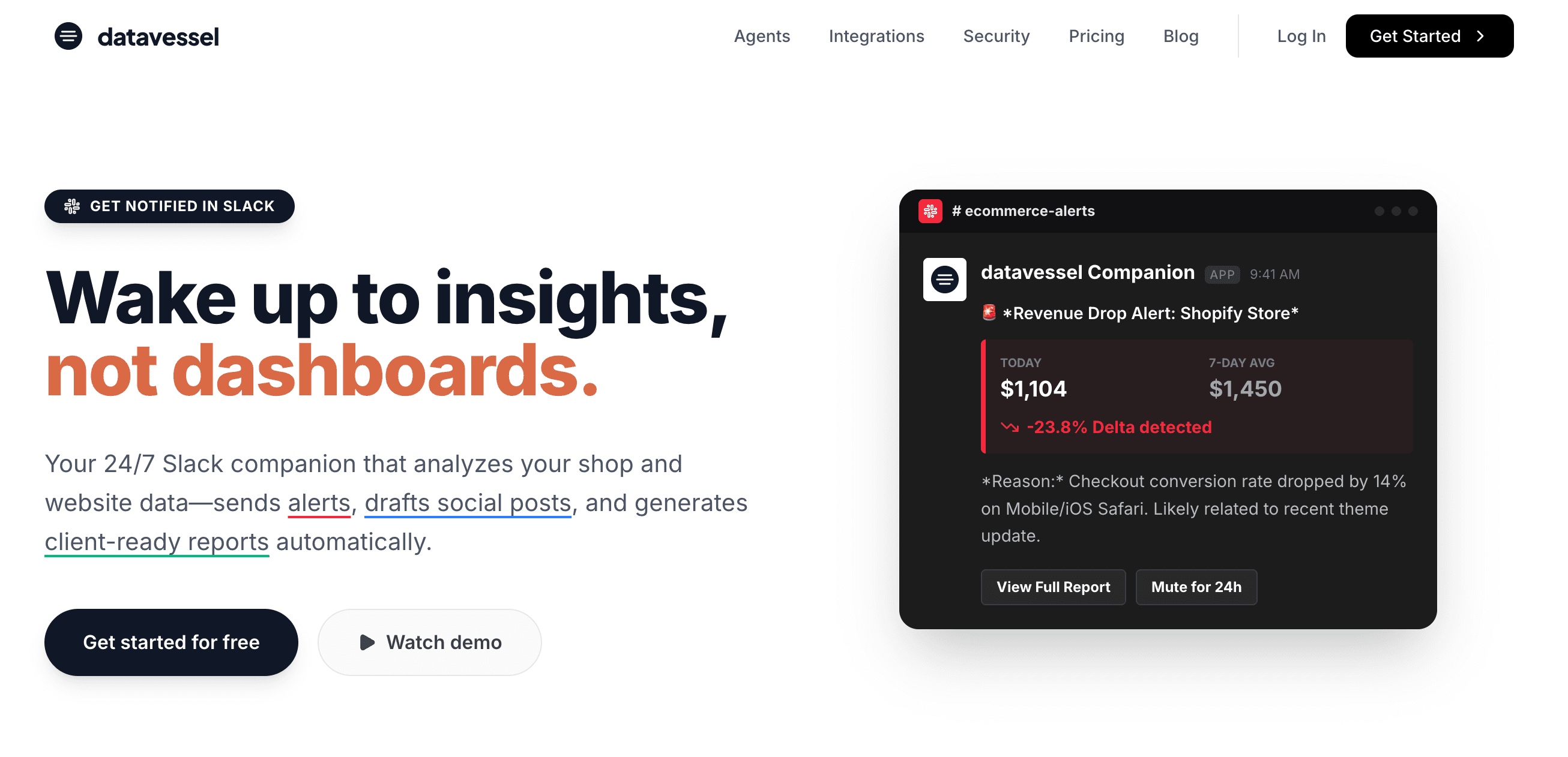 datavessel screenshot 2