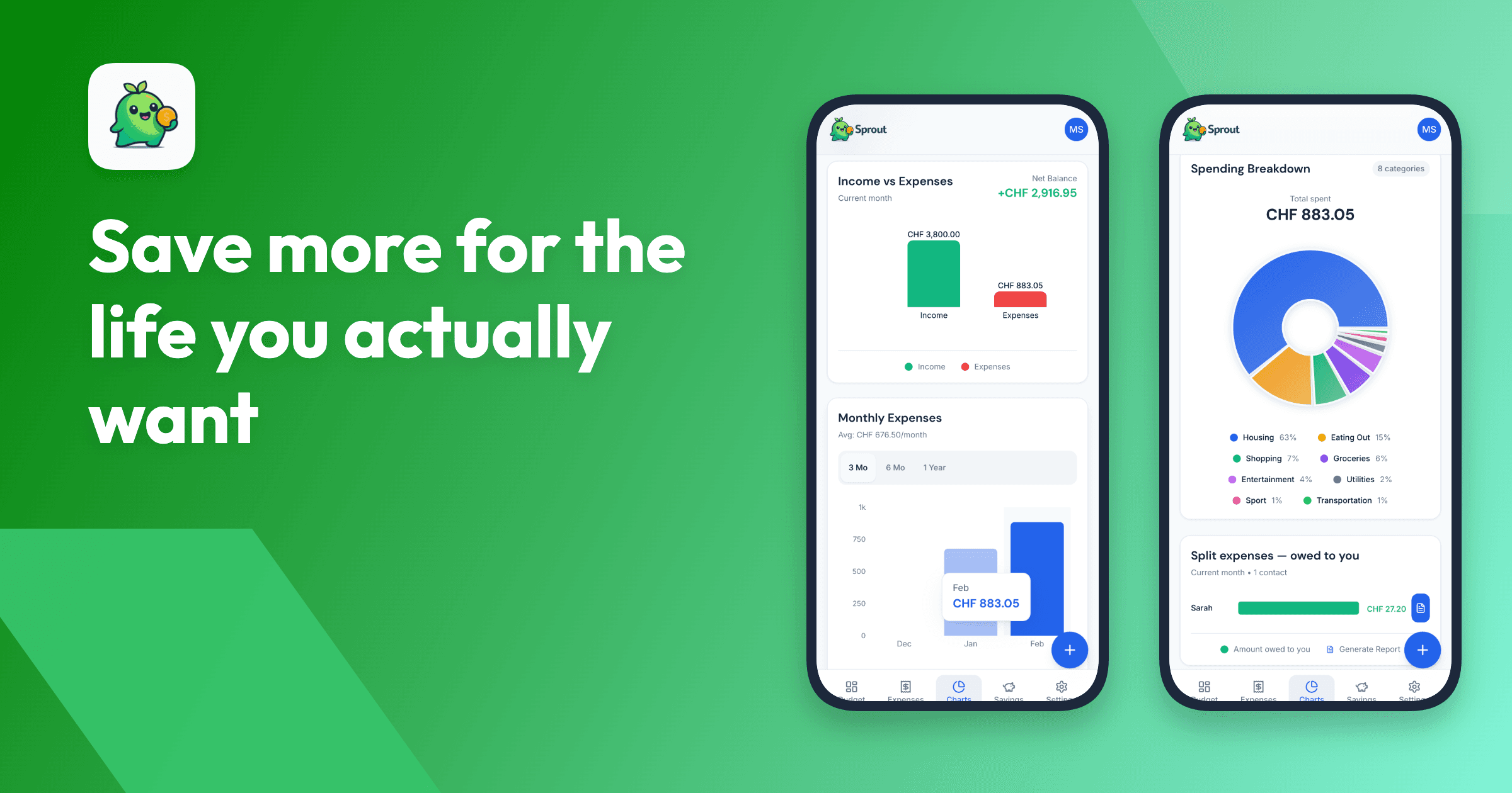 Sprout Budget screenshot 2