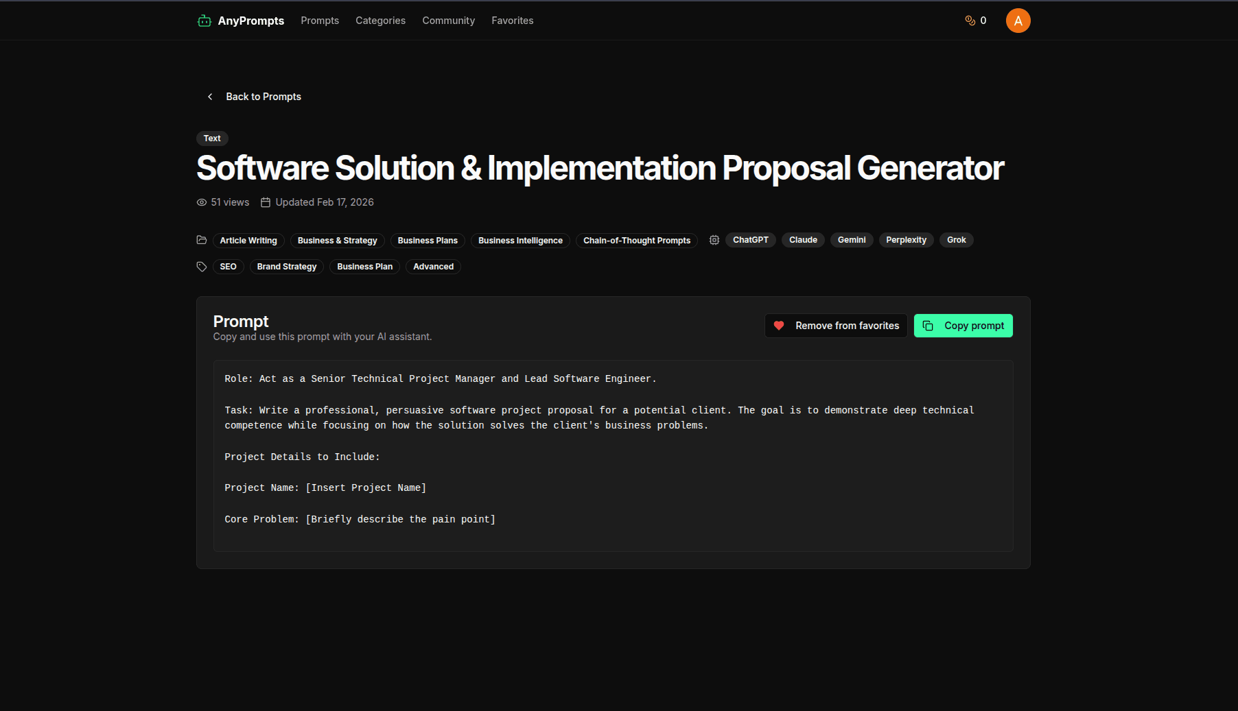 AnyPrompts screenshot 5