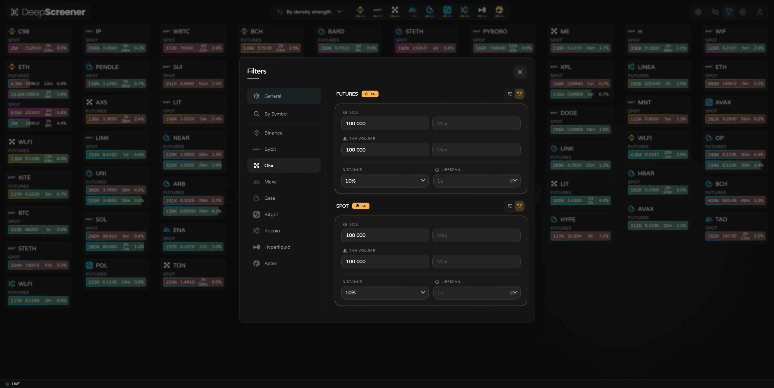 DeepScreener screenshot 3