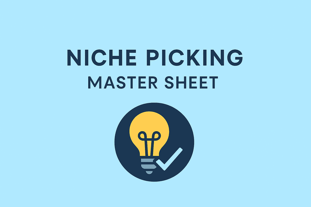 Niche Picking Master Sheet screenshot 2