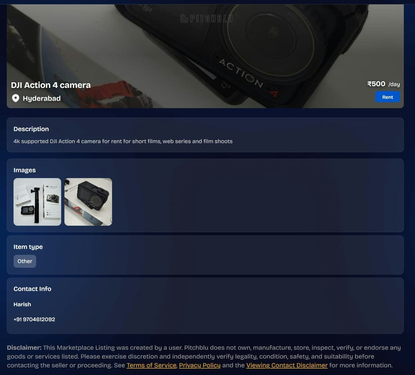 PITCHBLU - The Filmmaking Ecosystem screenshot 8