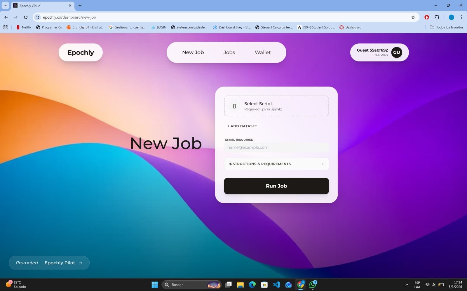 Epochly screenshot 1