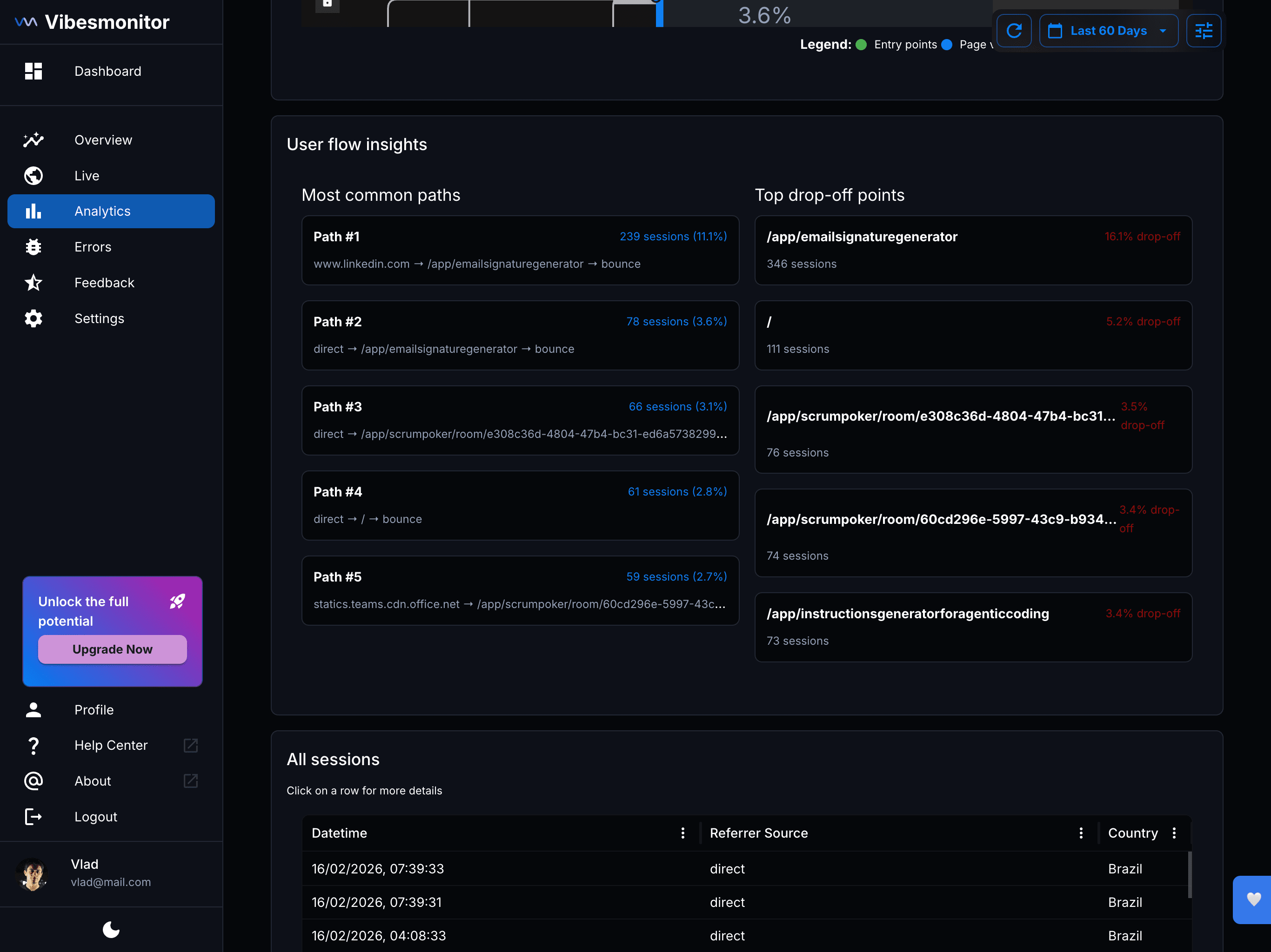 vibesmonitor.com screenshot 6