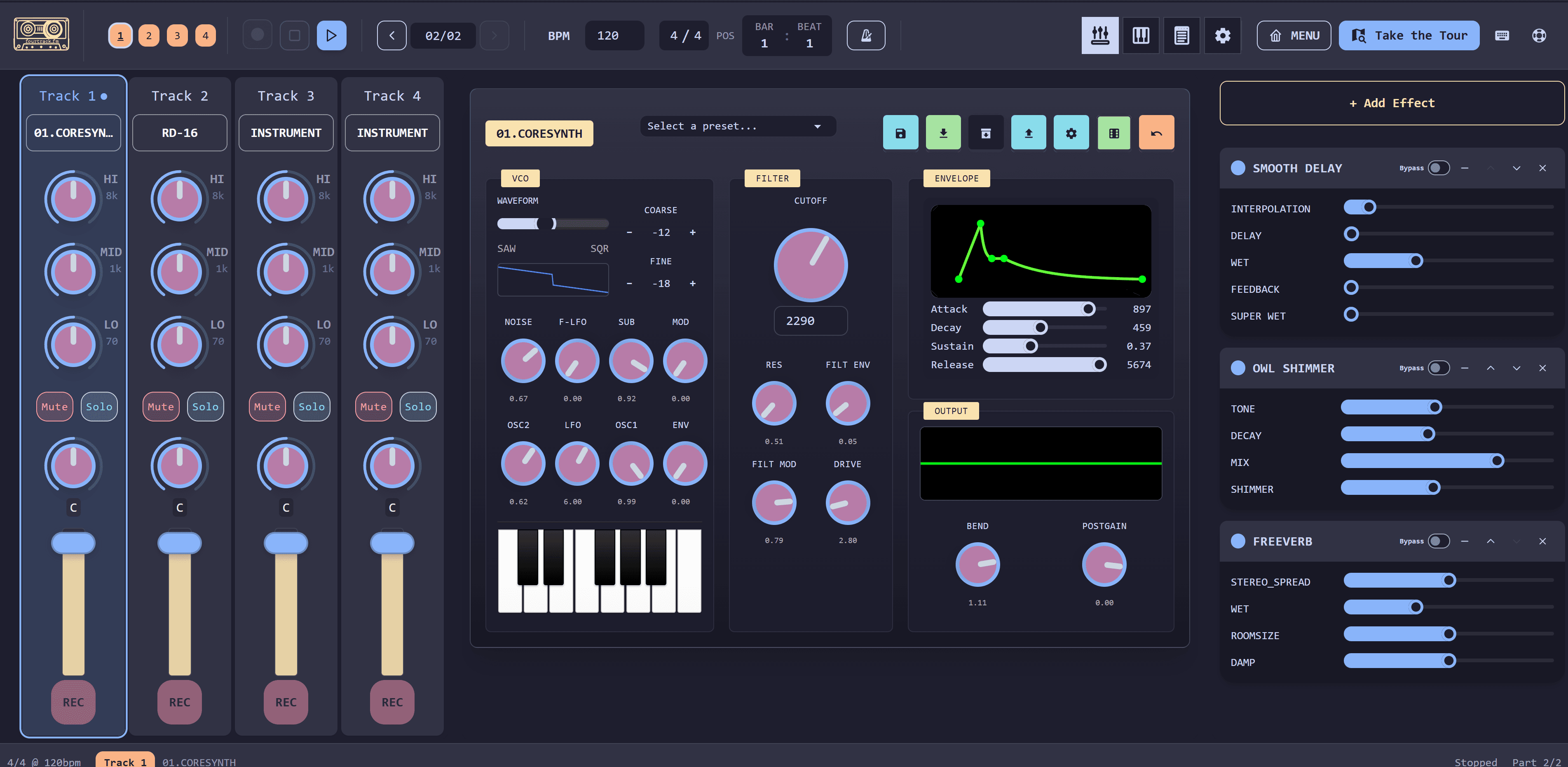 fourtrack.fm screenshot 4