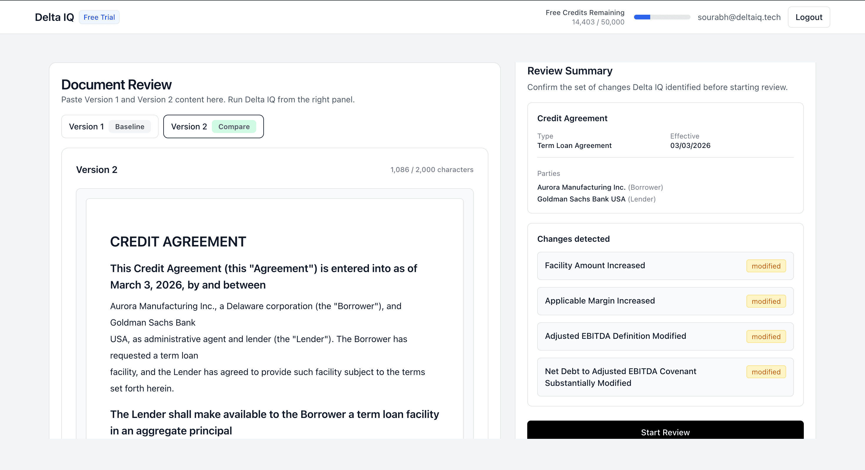 Delta IQ screenshot 3