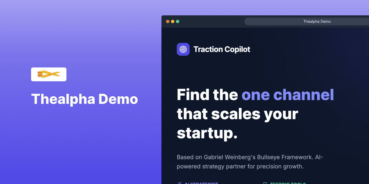 Traction Copilot screenshot 1
