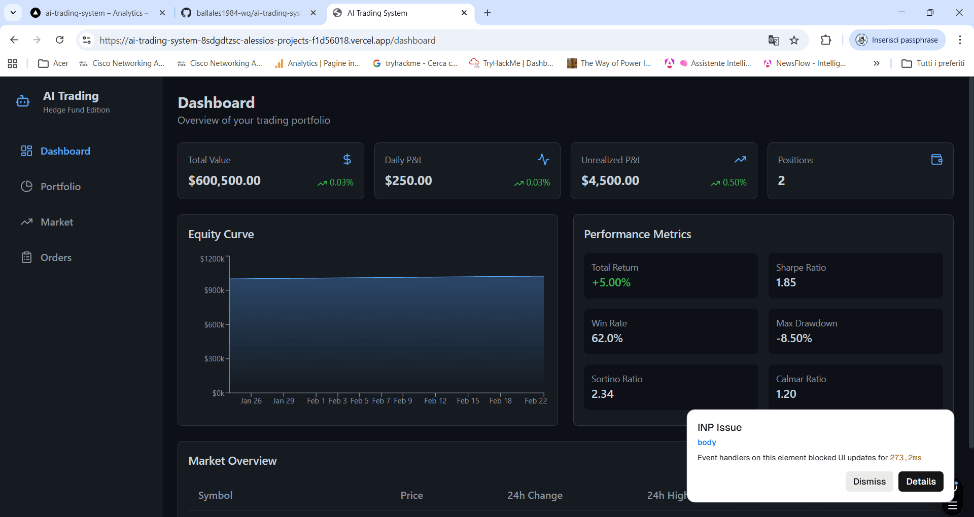 Ai trading system screenshot 3