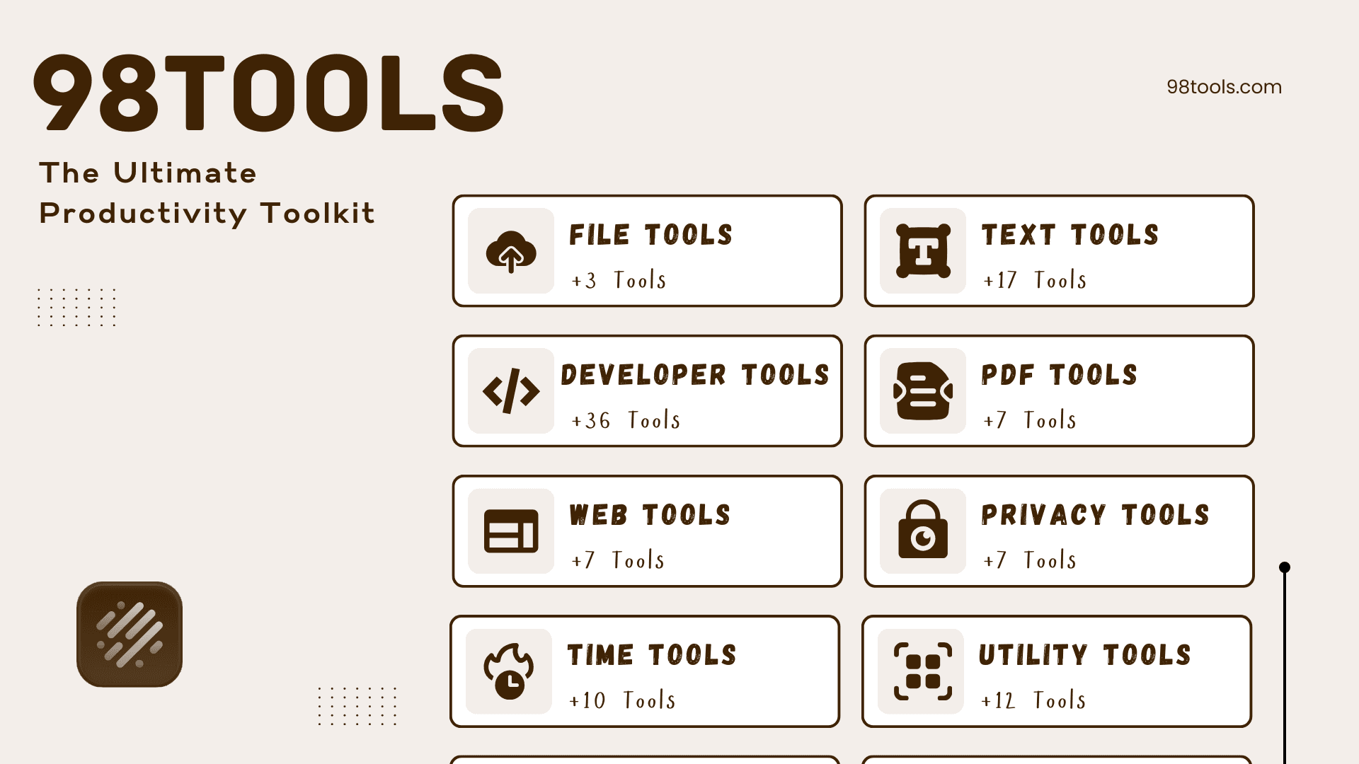 98 Tools screenshot 1