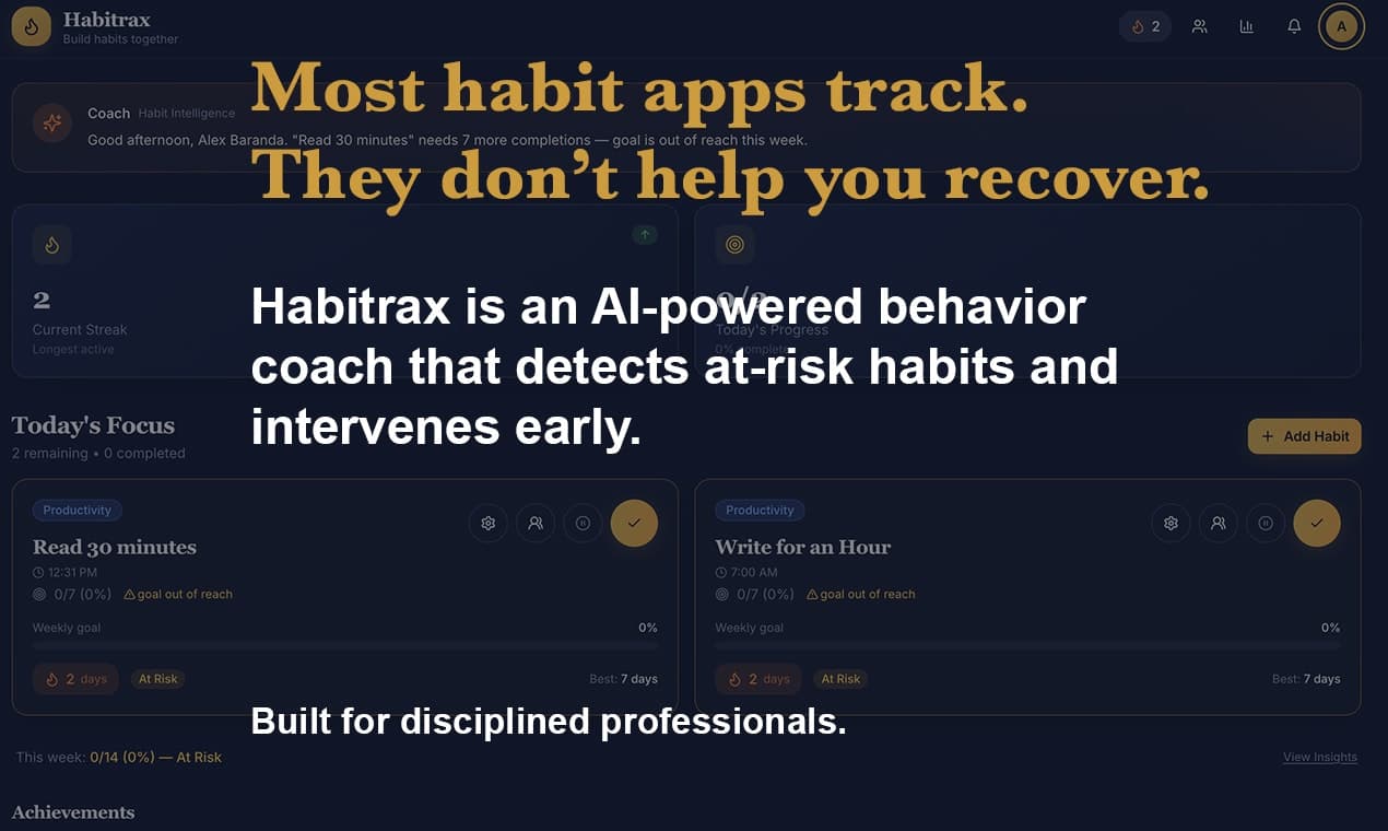 Habitrax screenshot 1