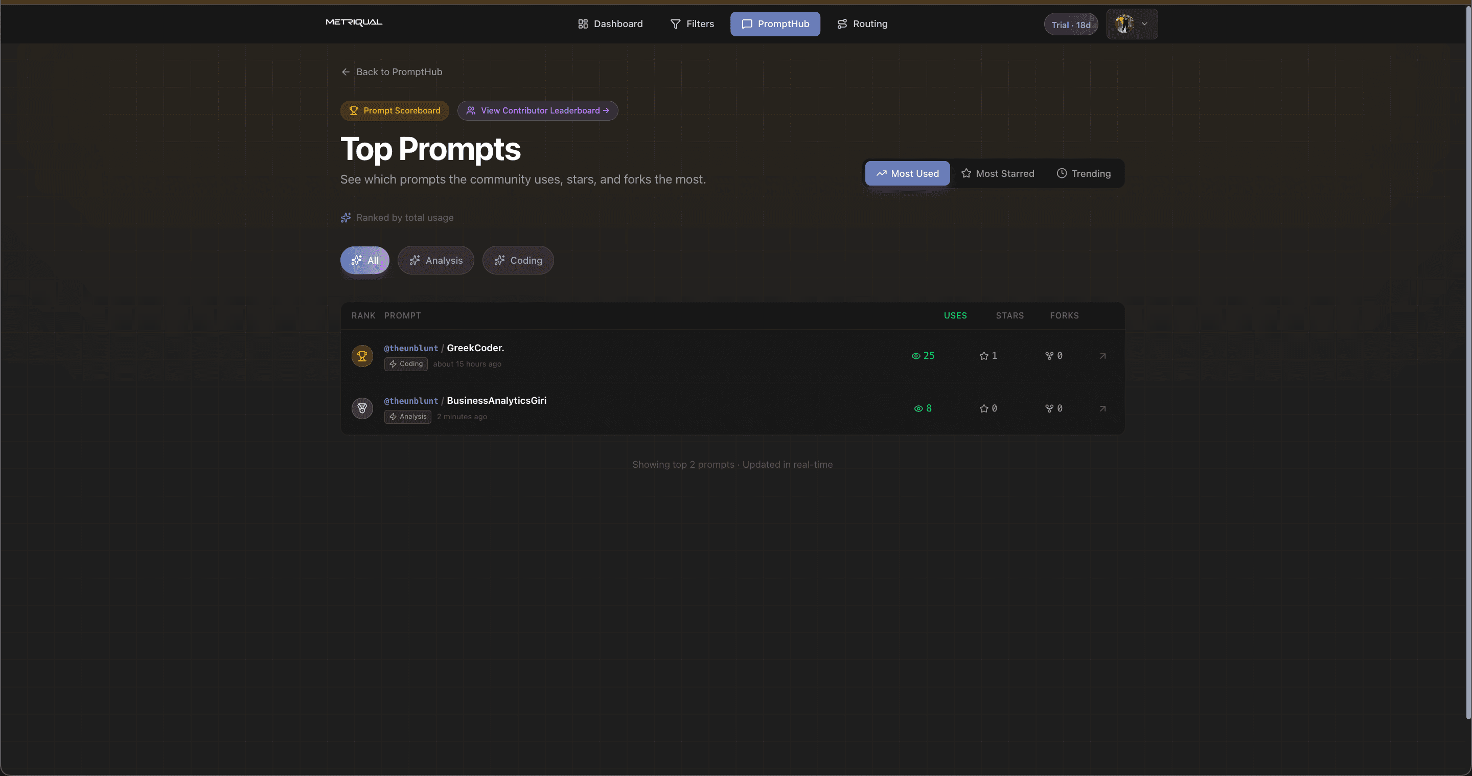 Metriqual screenshot 7