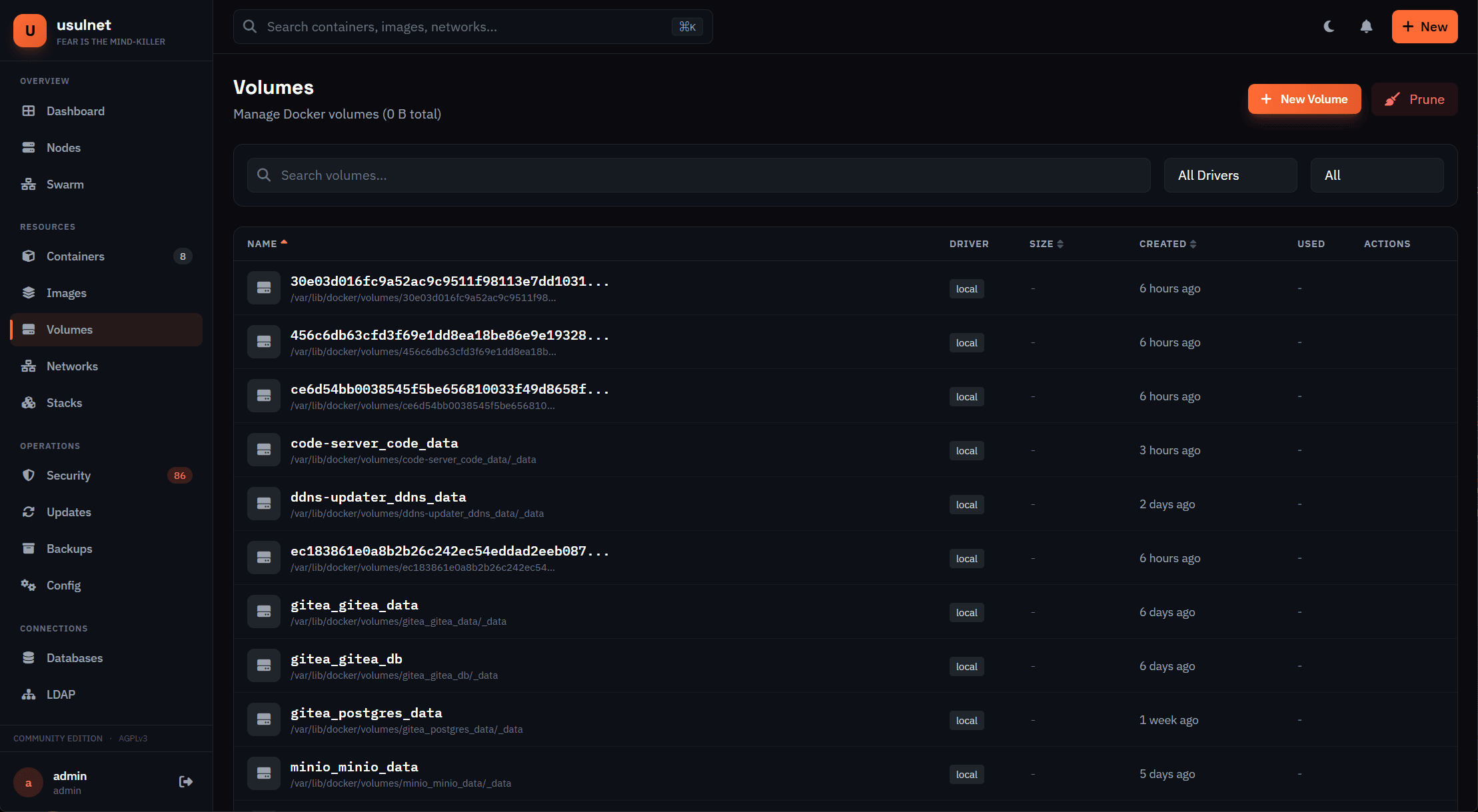 usulnet — DevOps & SysAdmins UI screenshot 52